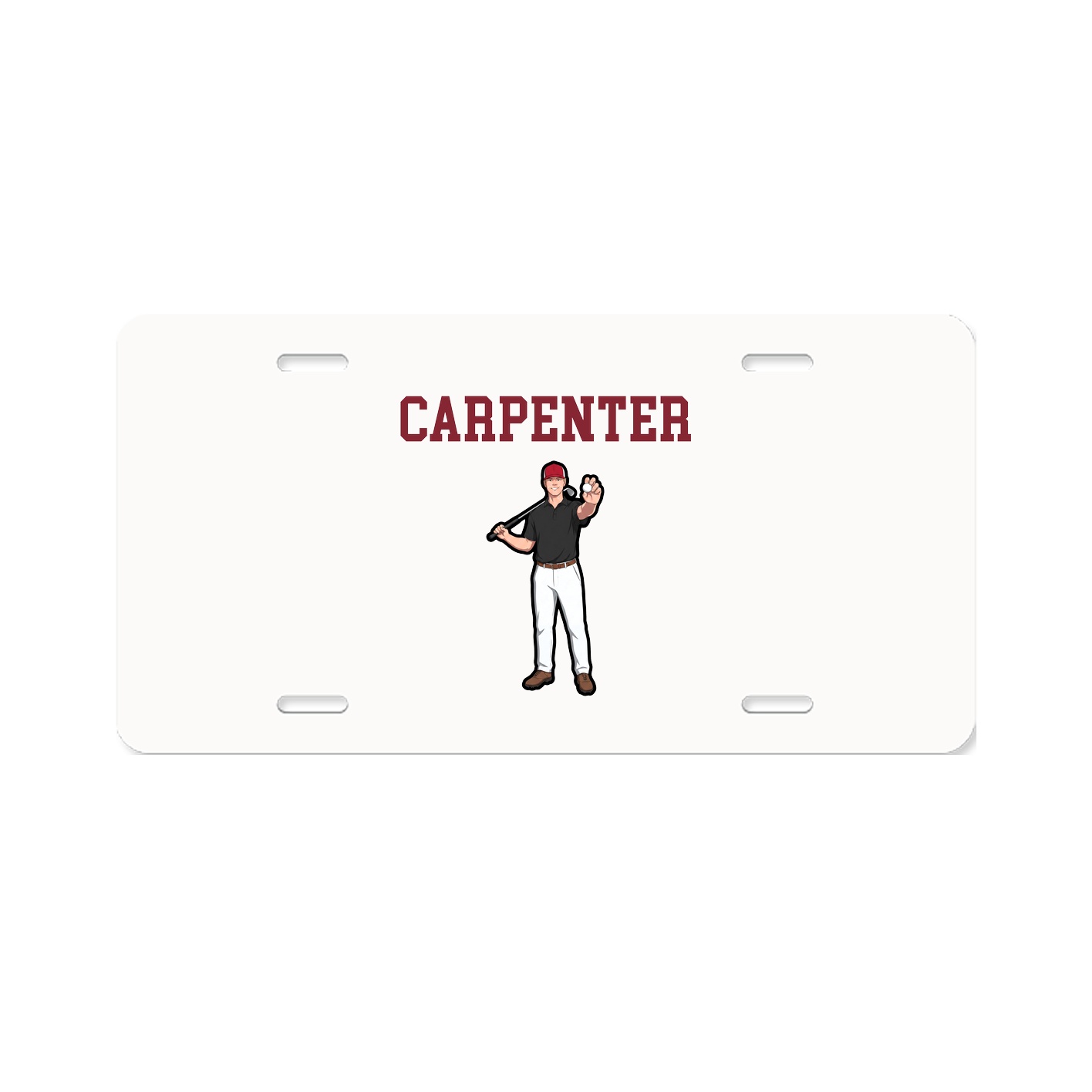 License Plate — Shirsey in Classic