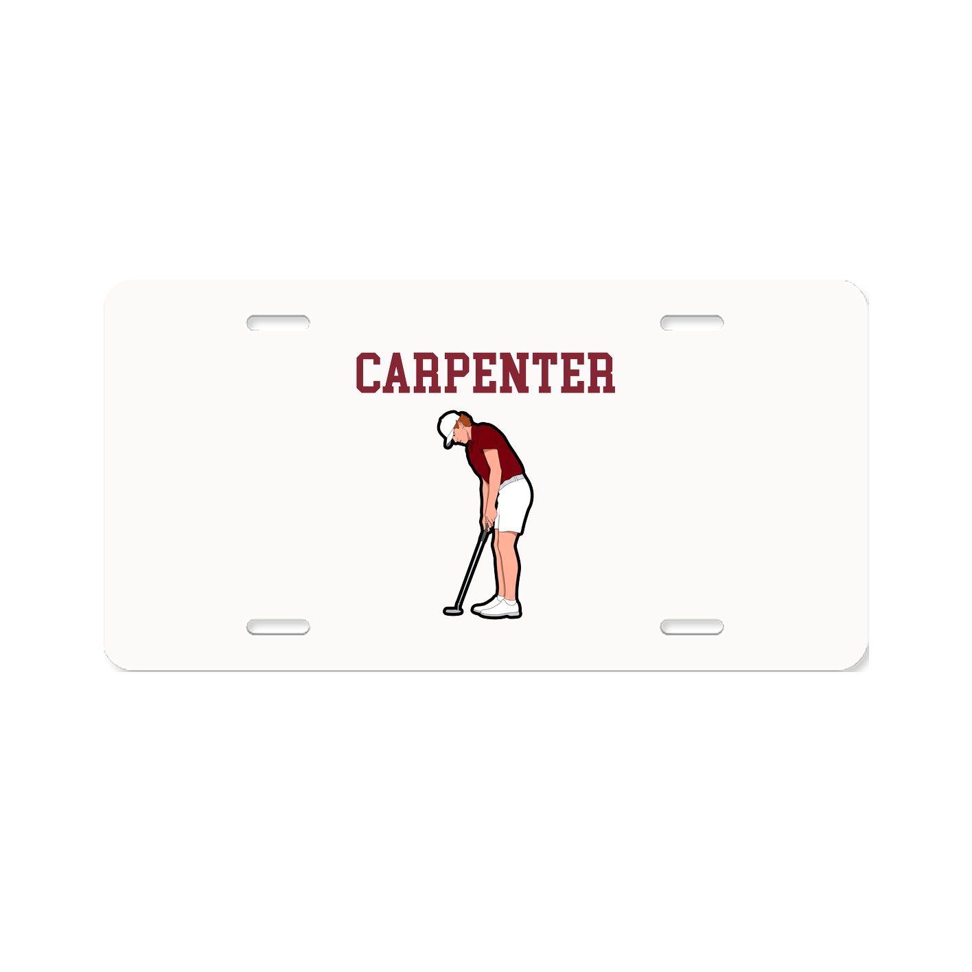 License Plate — Shirsey in Classic