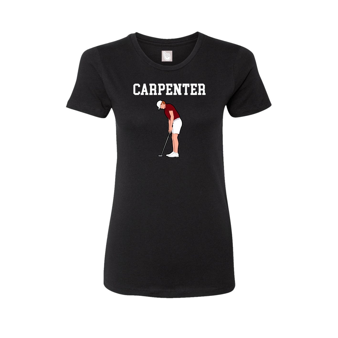 Fitted Women's Tee — Shirsey in Black
