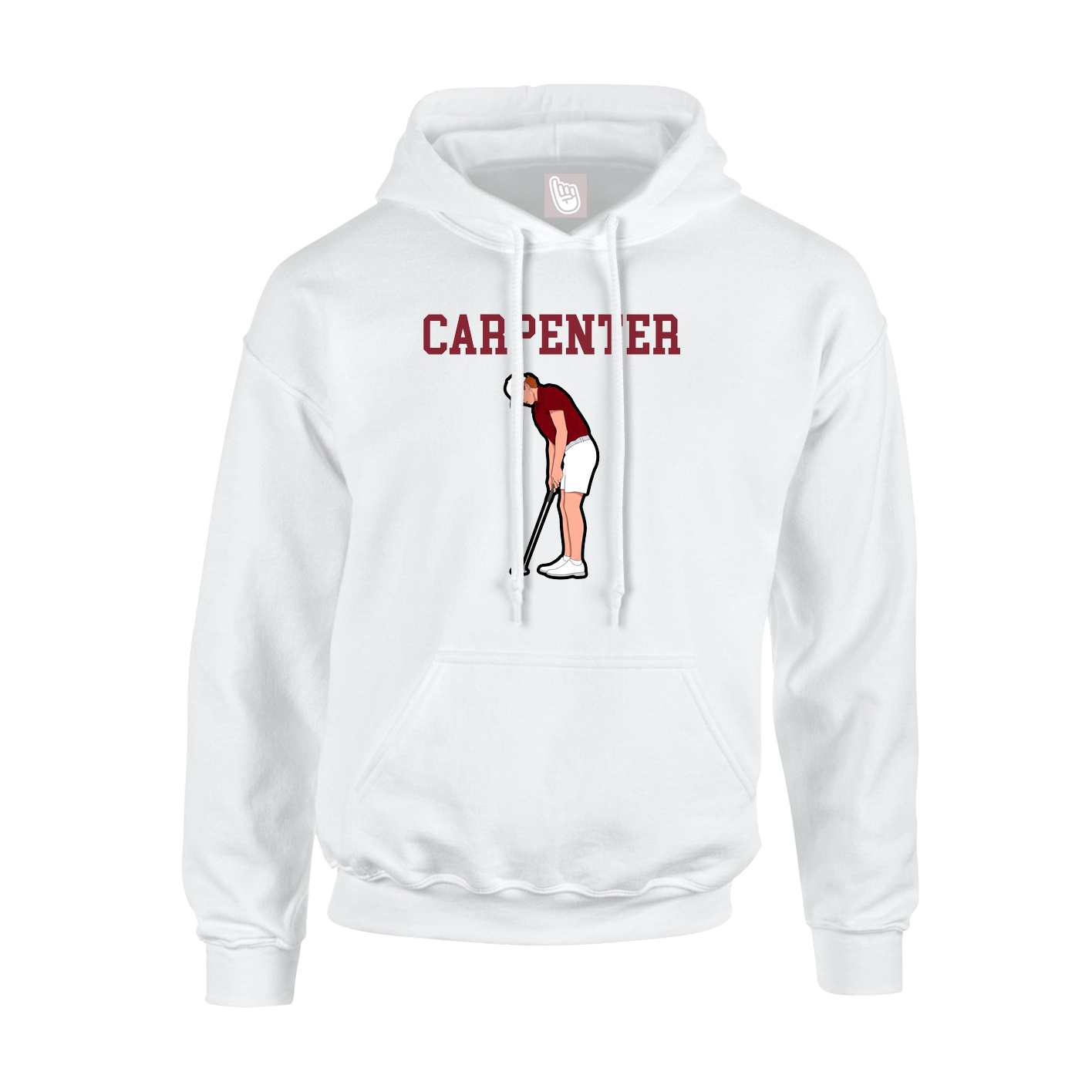 Hoodie — Shirsey in White