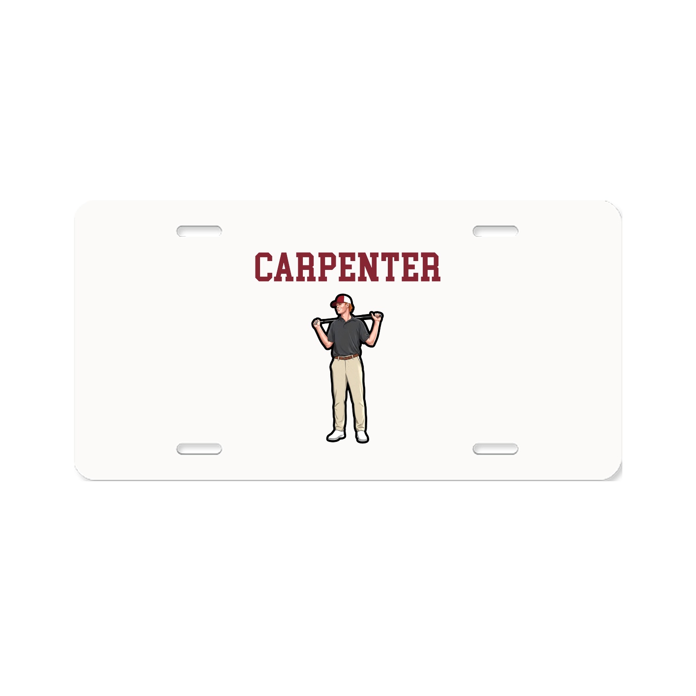 License Plate — Shirsey in Classic