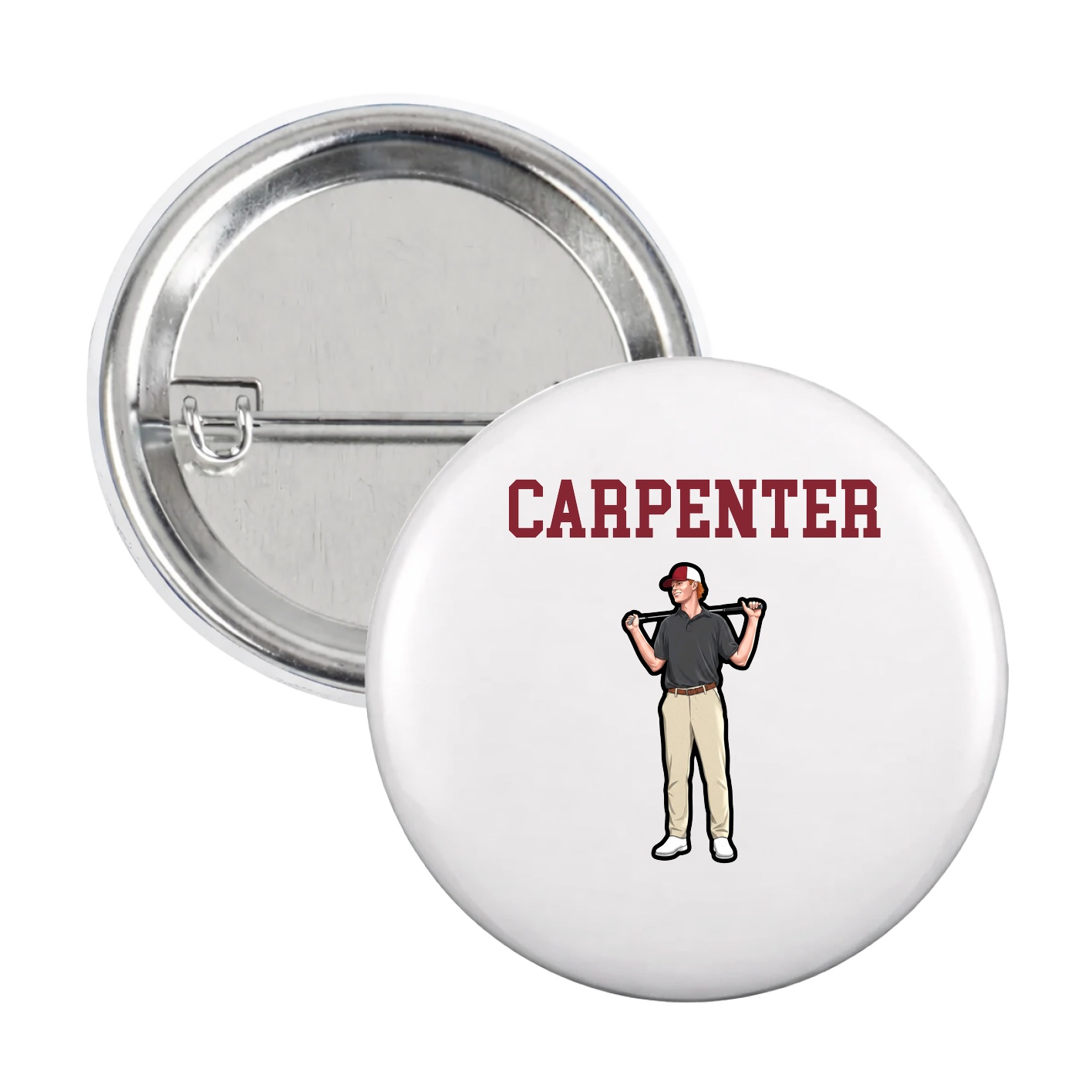 Game Day Button — Shirsey in White