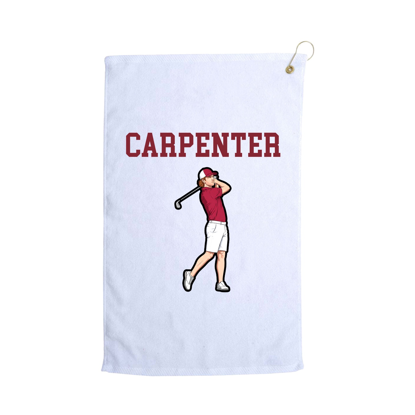 Golf Towel — Shirsey in White