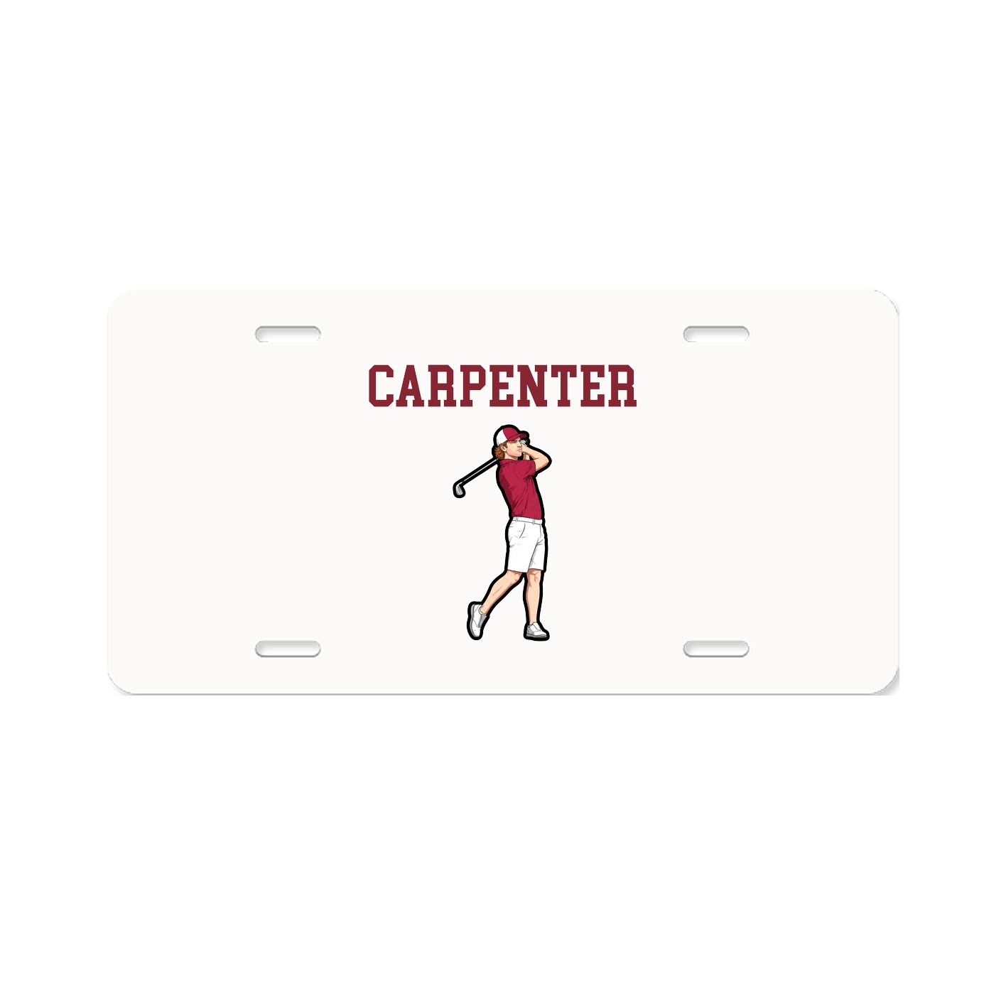 License Plate — Shirsey in Classic