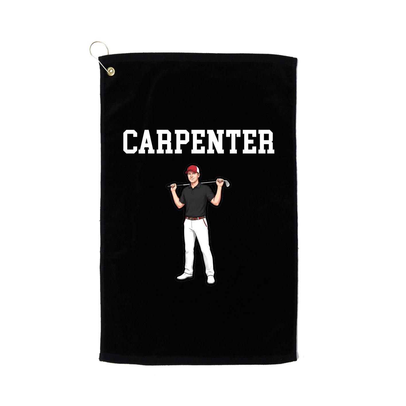 Golf Towel — Shirsey in Black