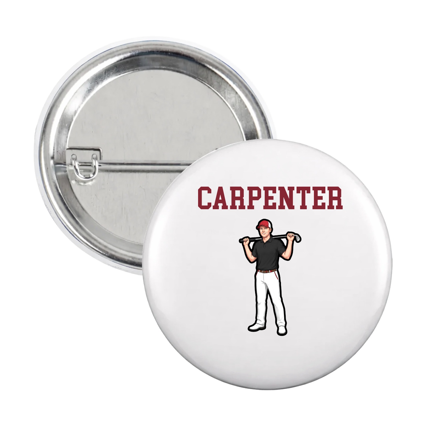 Game Day Button — Shirsey in White