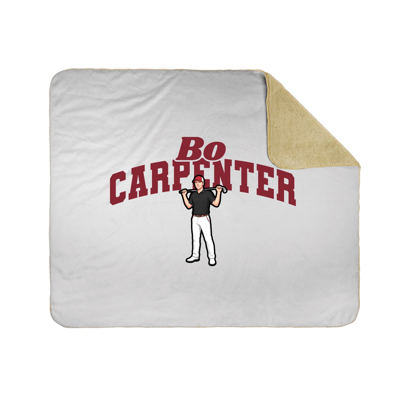Throw Blanket — Signature Arch in White