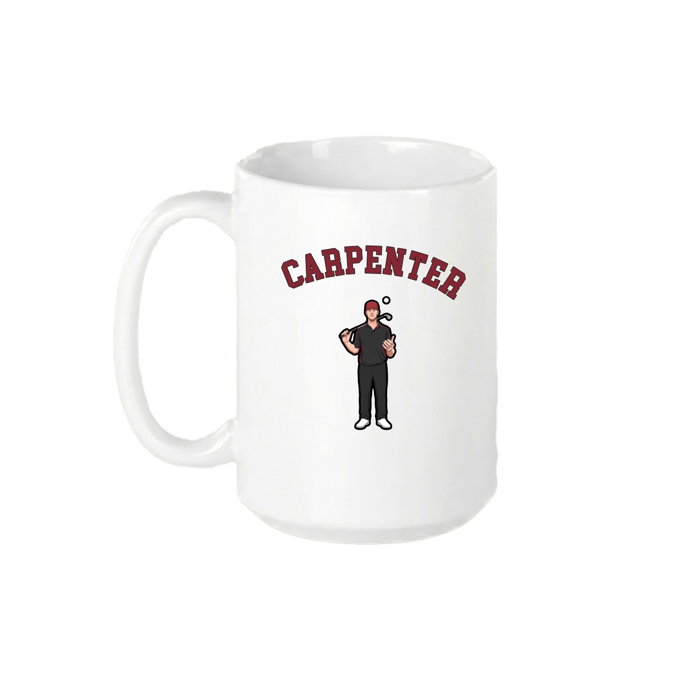 15oz Coffee Mug — Shirsey Arch in White