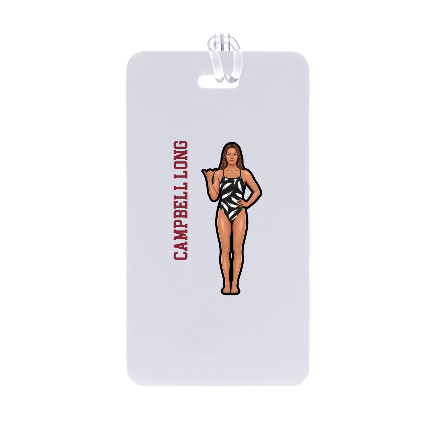 Bag Tag — Name Vertical in Classic