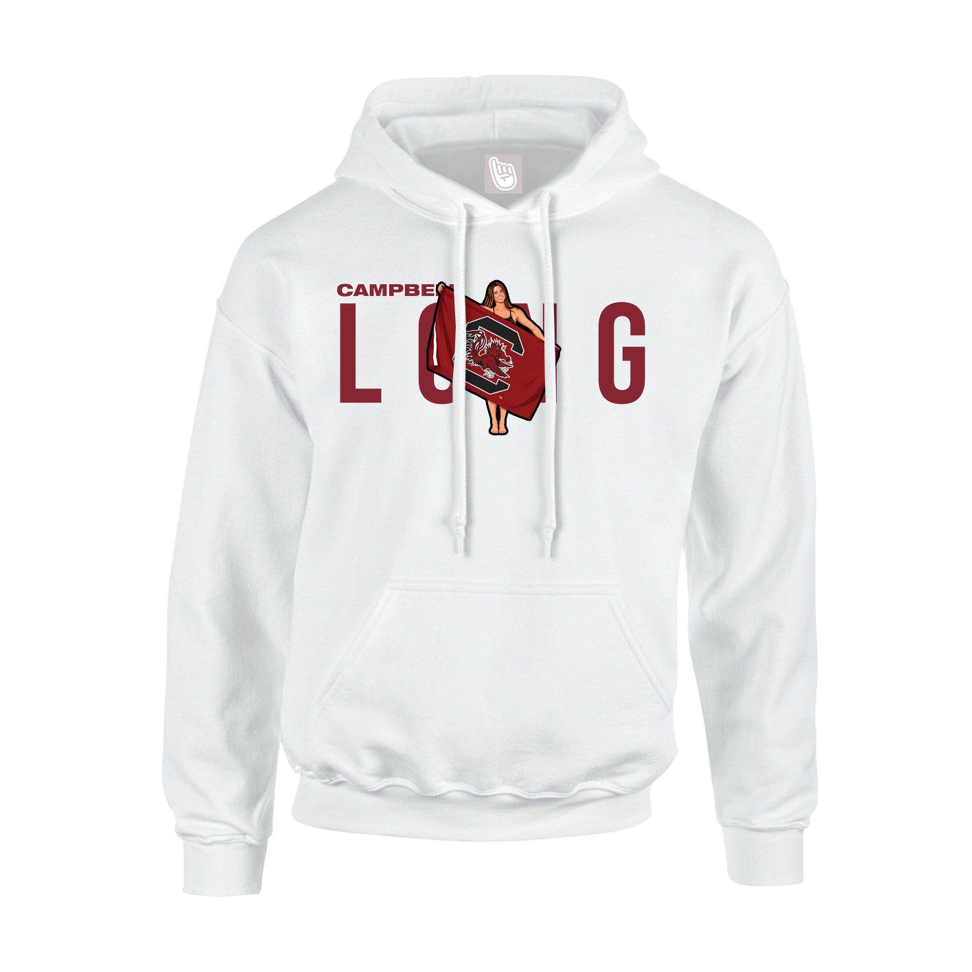 Hoodie — Player Name in White