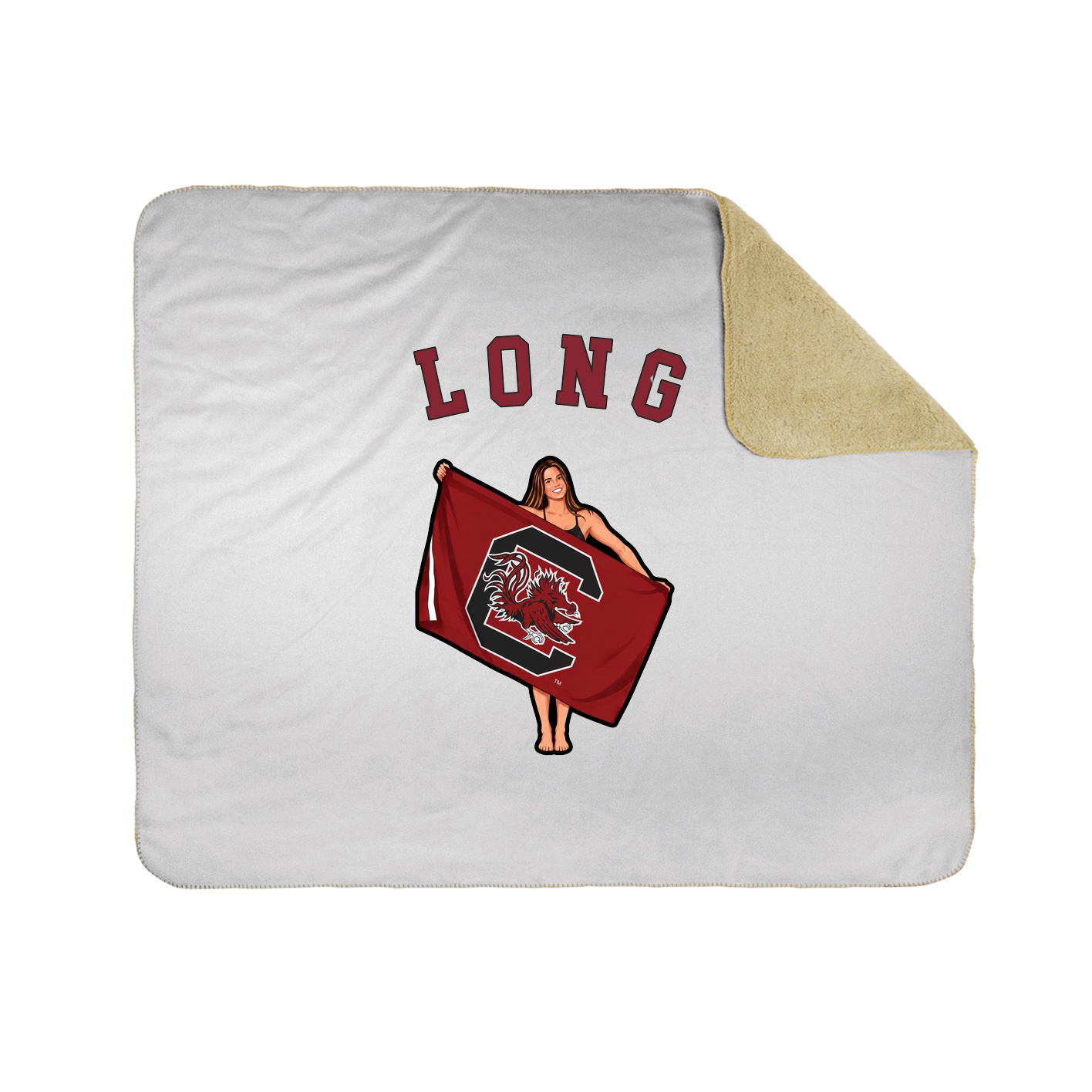 Throw Blanket — Shirsey Arch in White