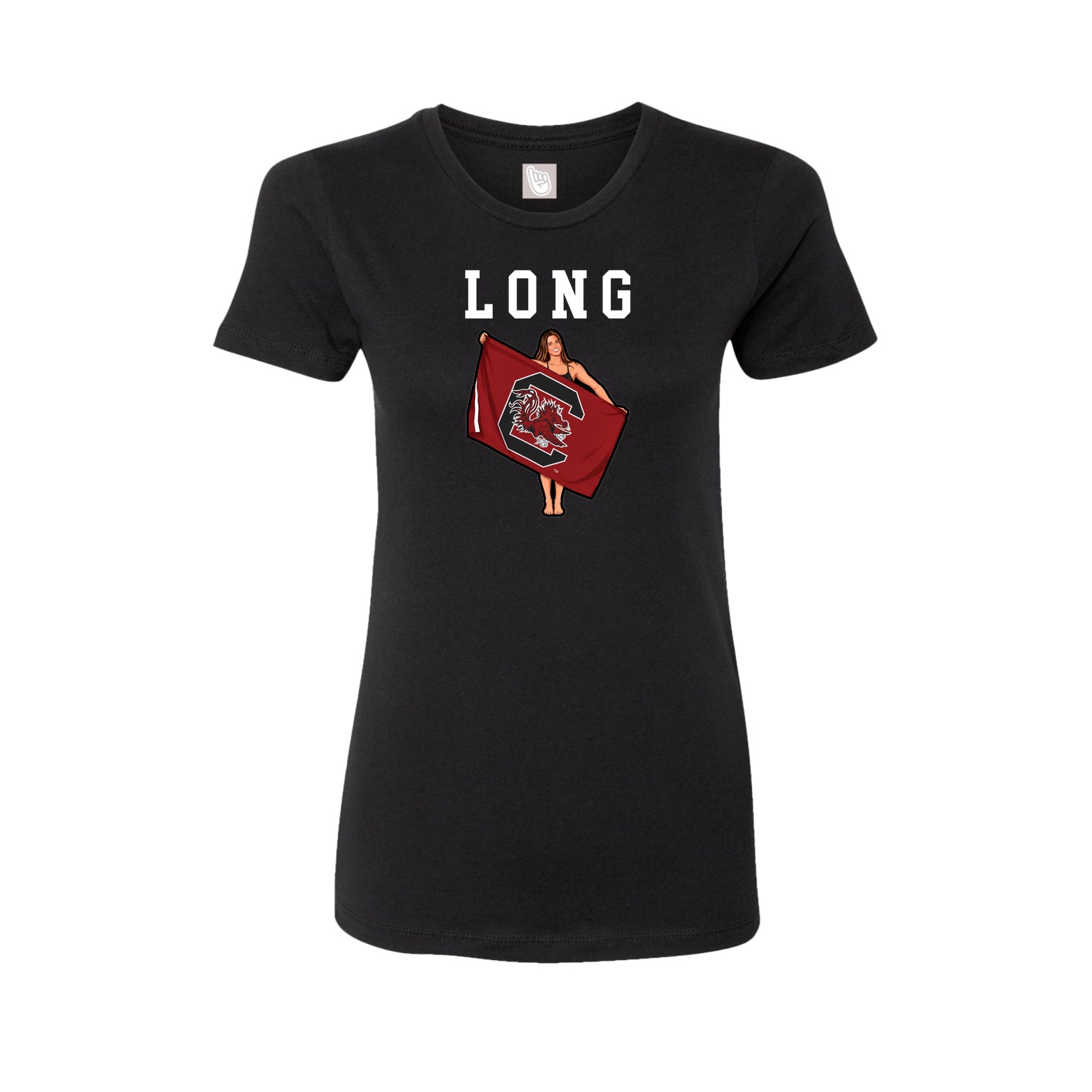 Fitted Women's Tee — Shirsey in Black