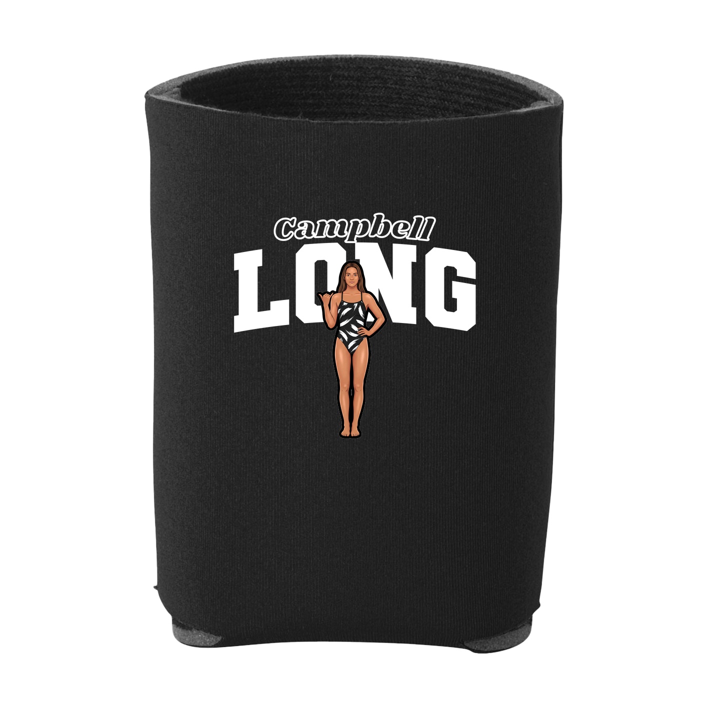 Can Holder — Name Arch in Black