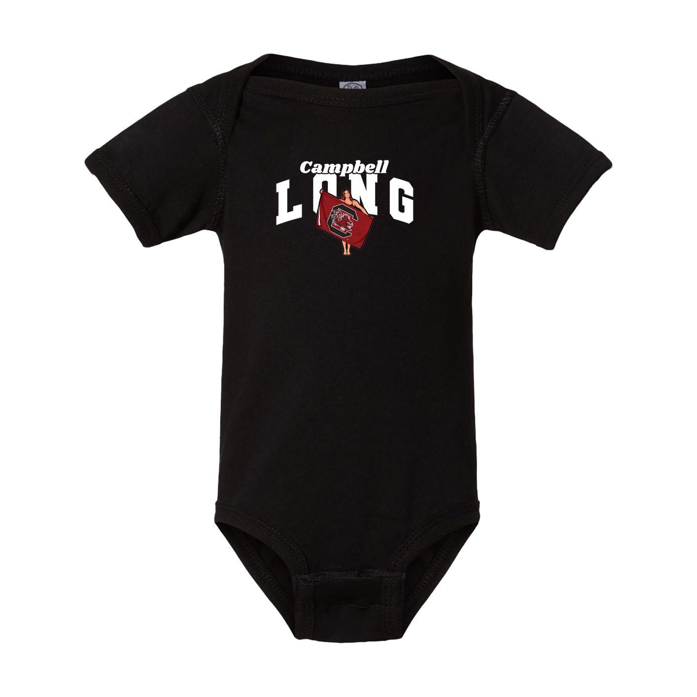 Baby Onesie — Signature Arch in Black