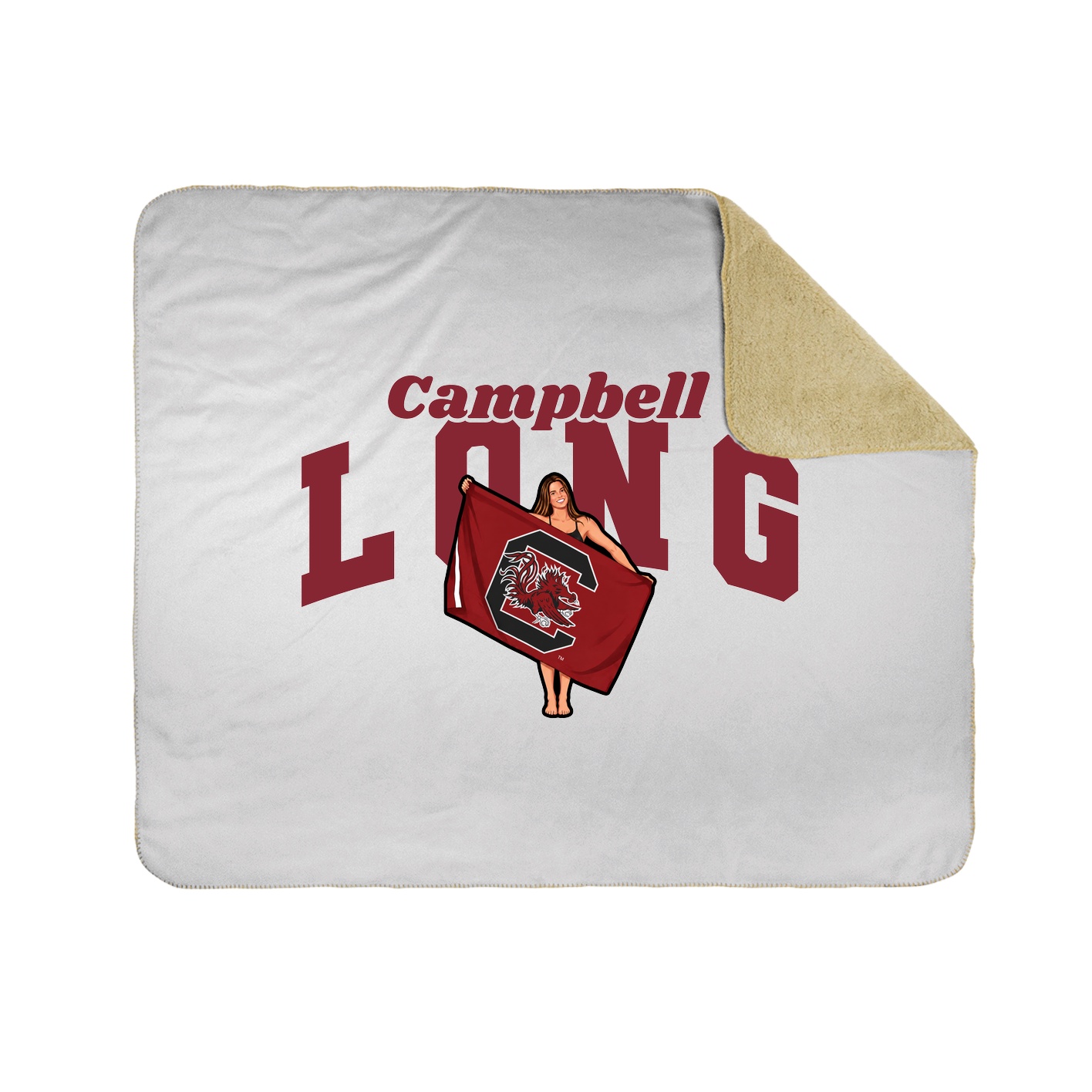 Throw Blanket — Signature Arch in White