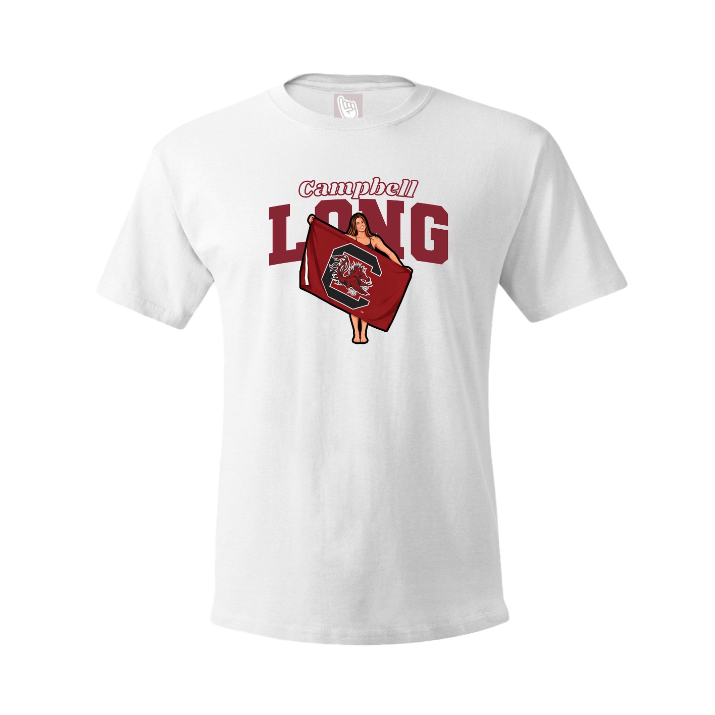 Tee — Name Arch in White