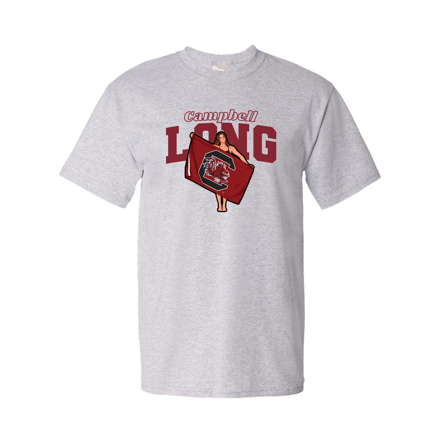 Youth Tee — Name Arch in Grey