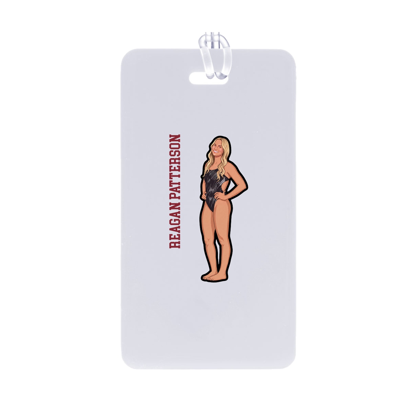 Bag Tag — Name Vertical in Classic
