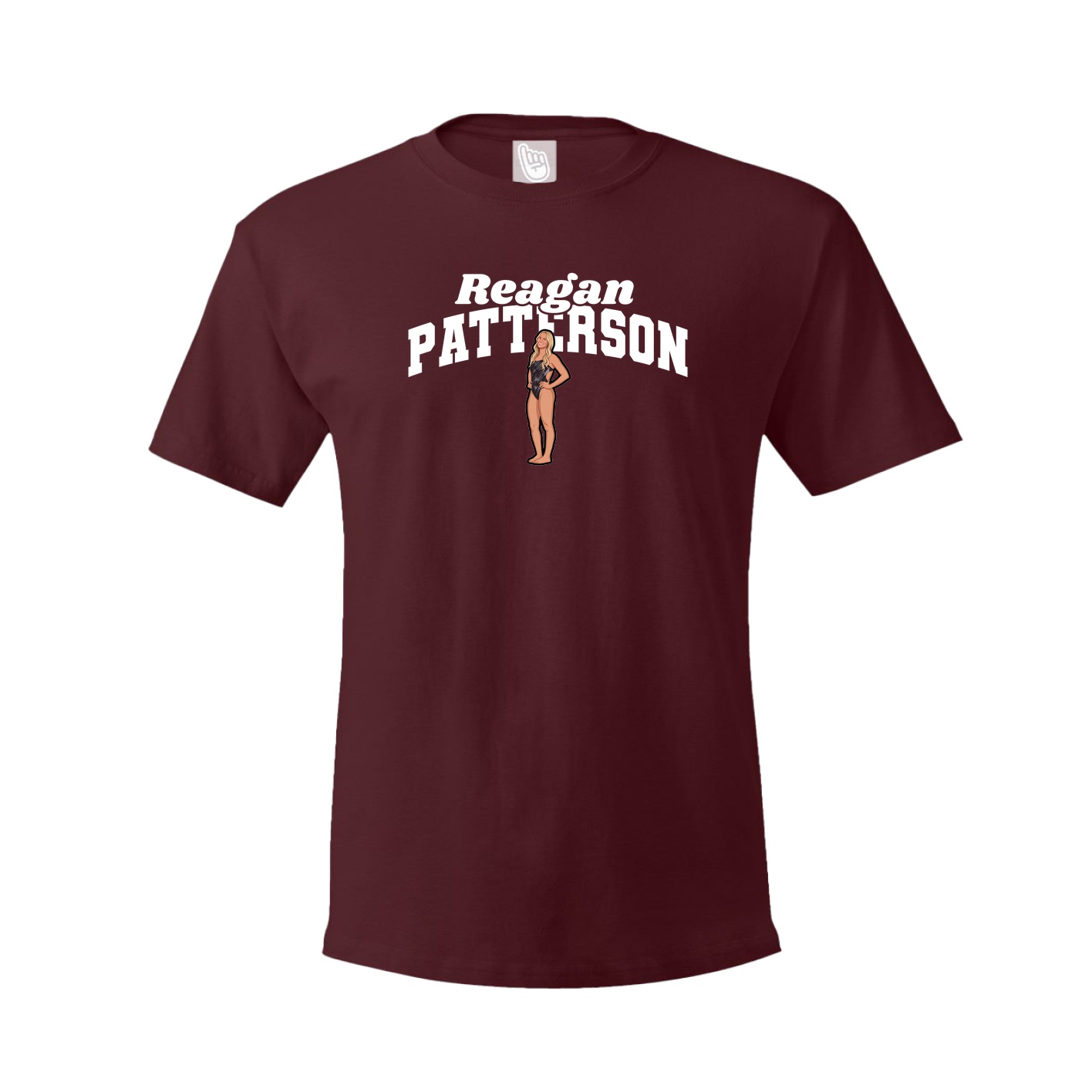 Youth Tee — Signature Arch in Maroon