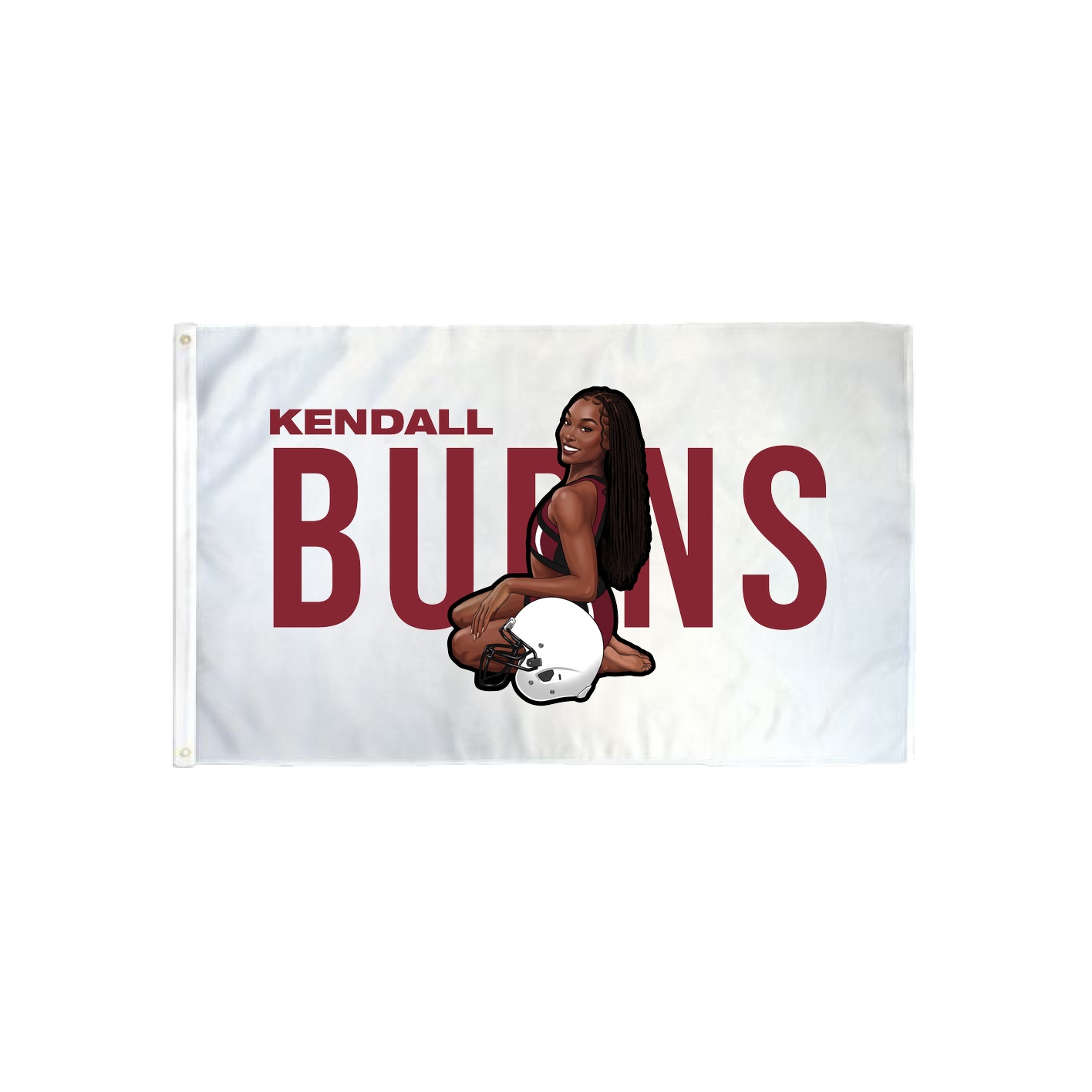 3x5 Flag — Player Name in Classic