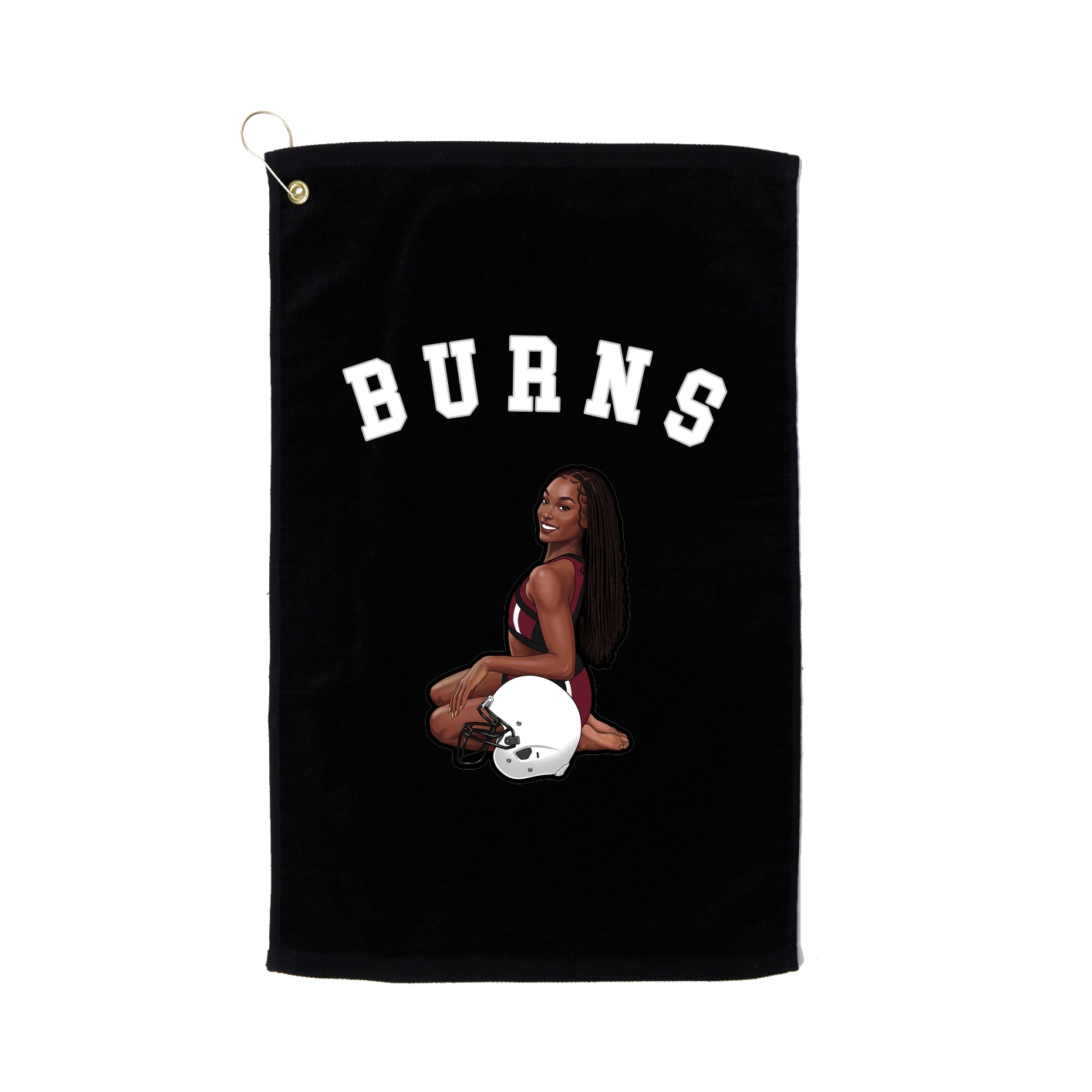 Golf Towel — Shirsey Arch in Black