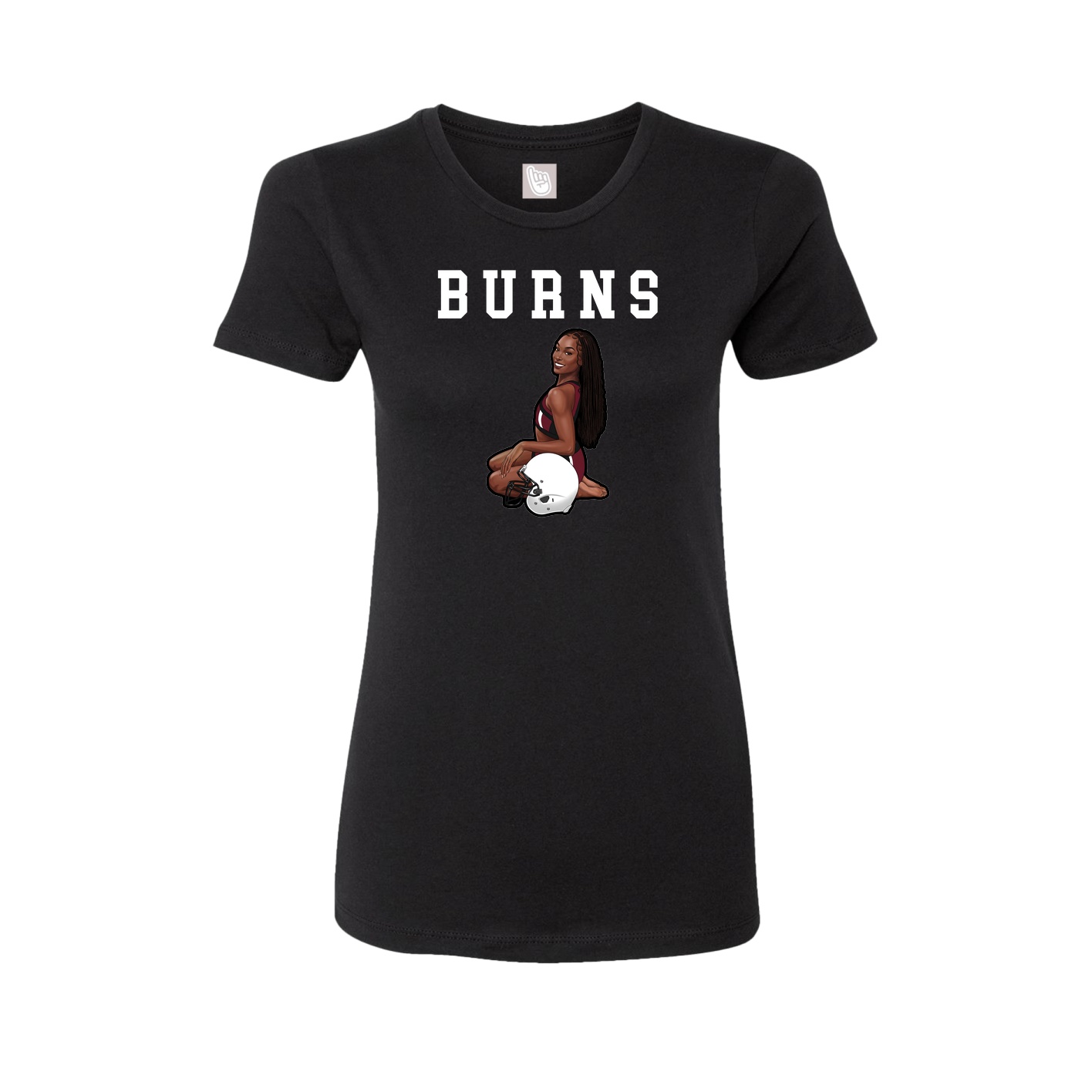 Fitted Women's Tee — Shirsey in Black