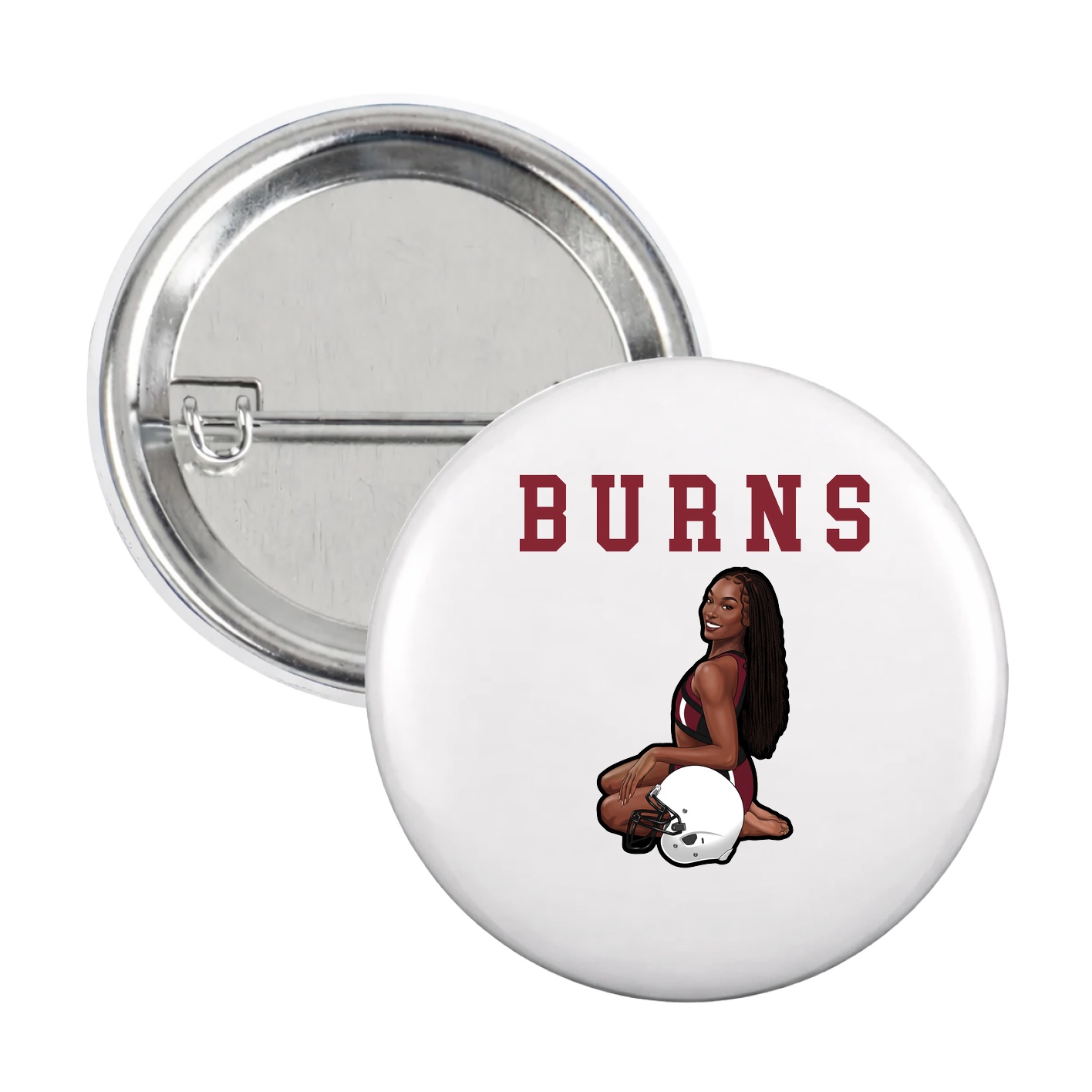 Game Day Button — Shirsey in White