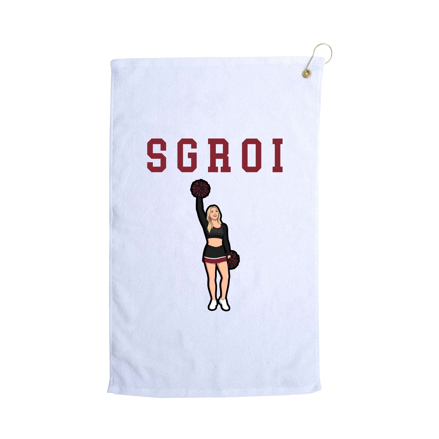 Golf Towel — Shirsey in White