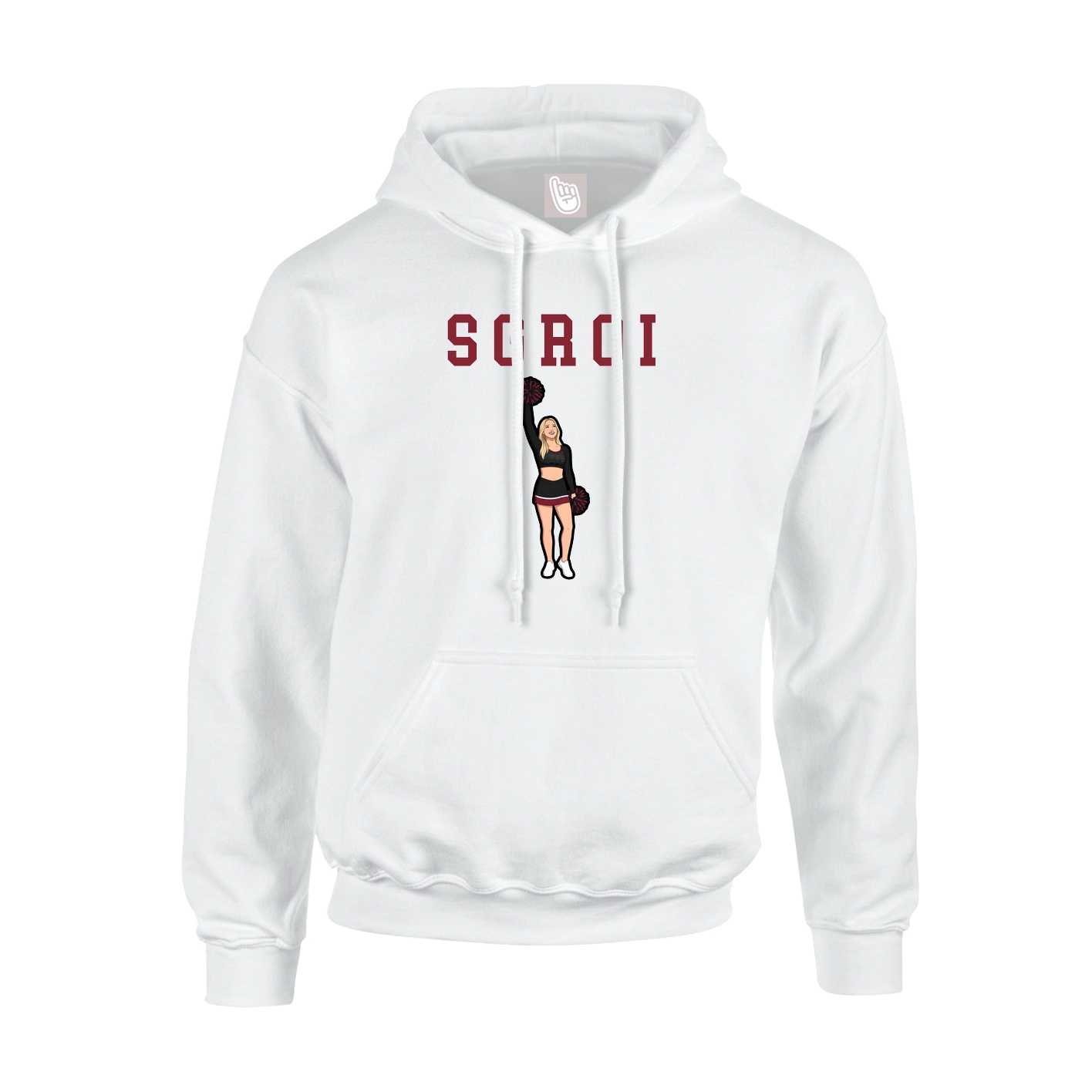 Youth Hoodie — Shirsey in White