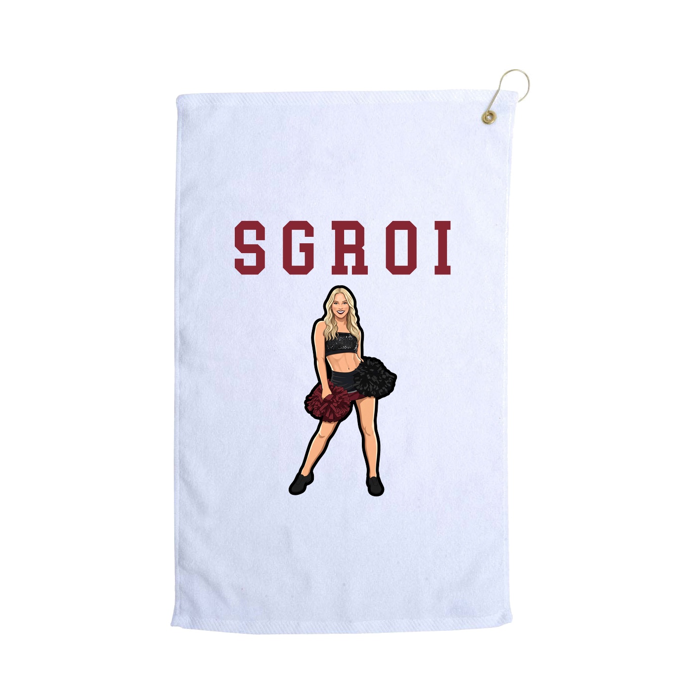 Golf Towel — Shirsey in White