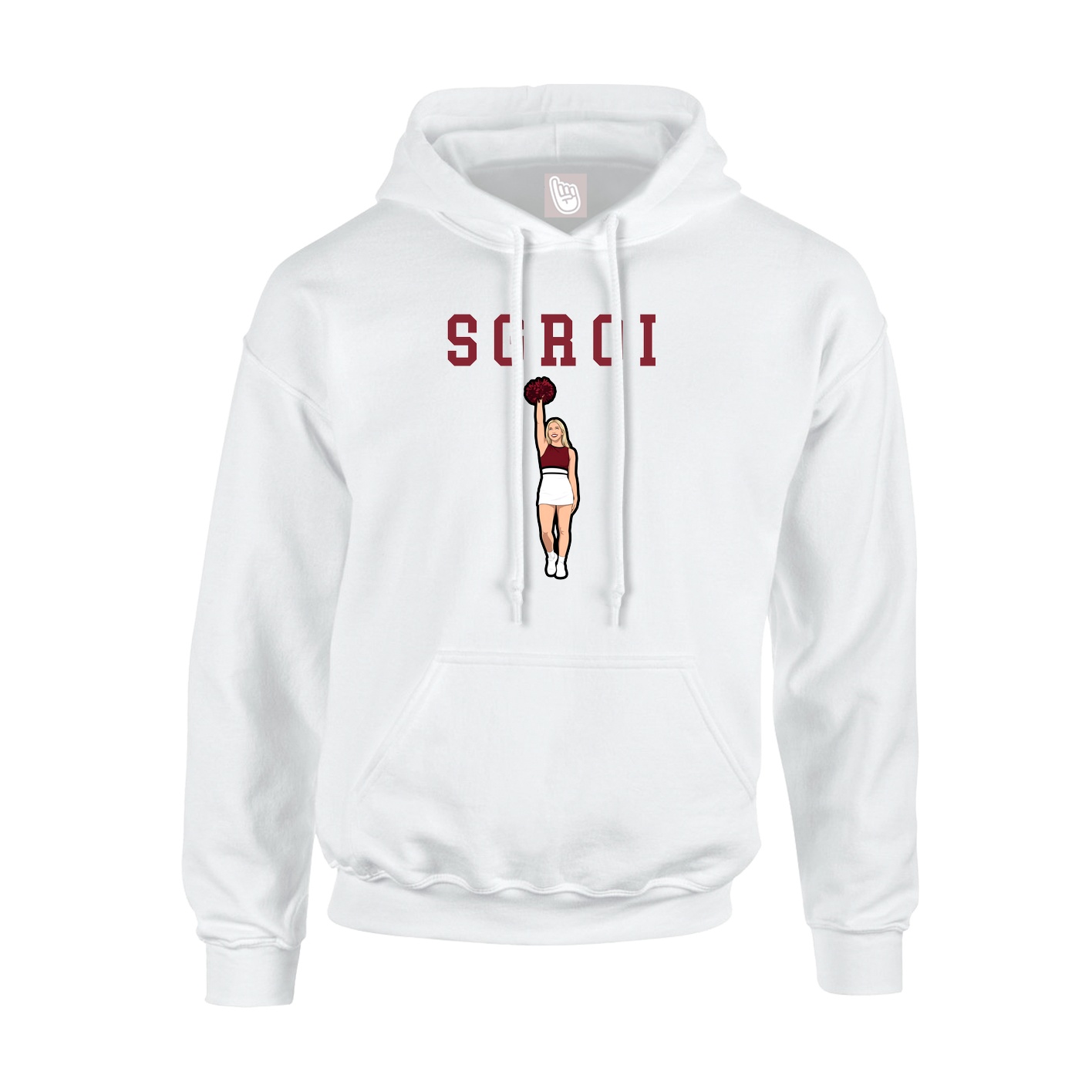Youth Hoodie — Shirsey in White