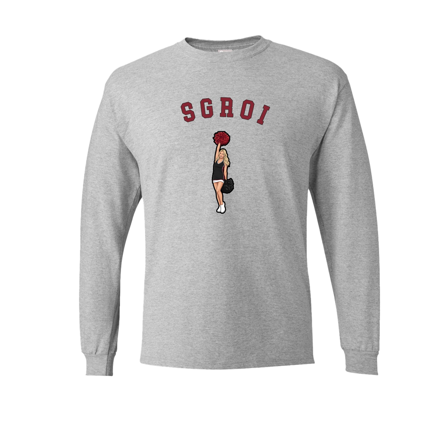 Long Sleeve Tee — Shirsey Arch in Grey
