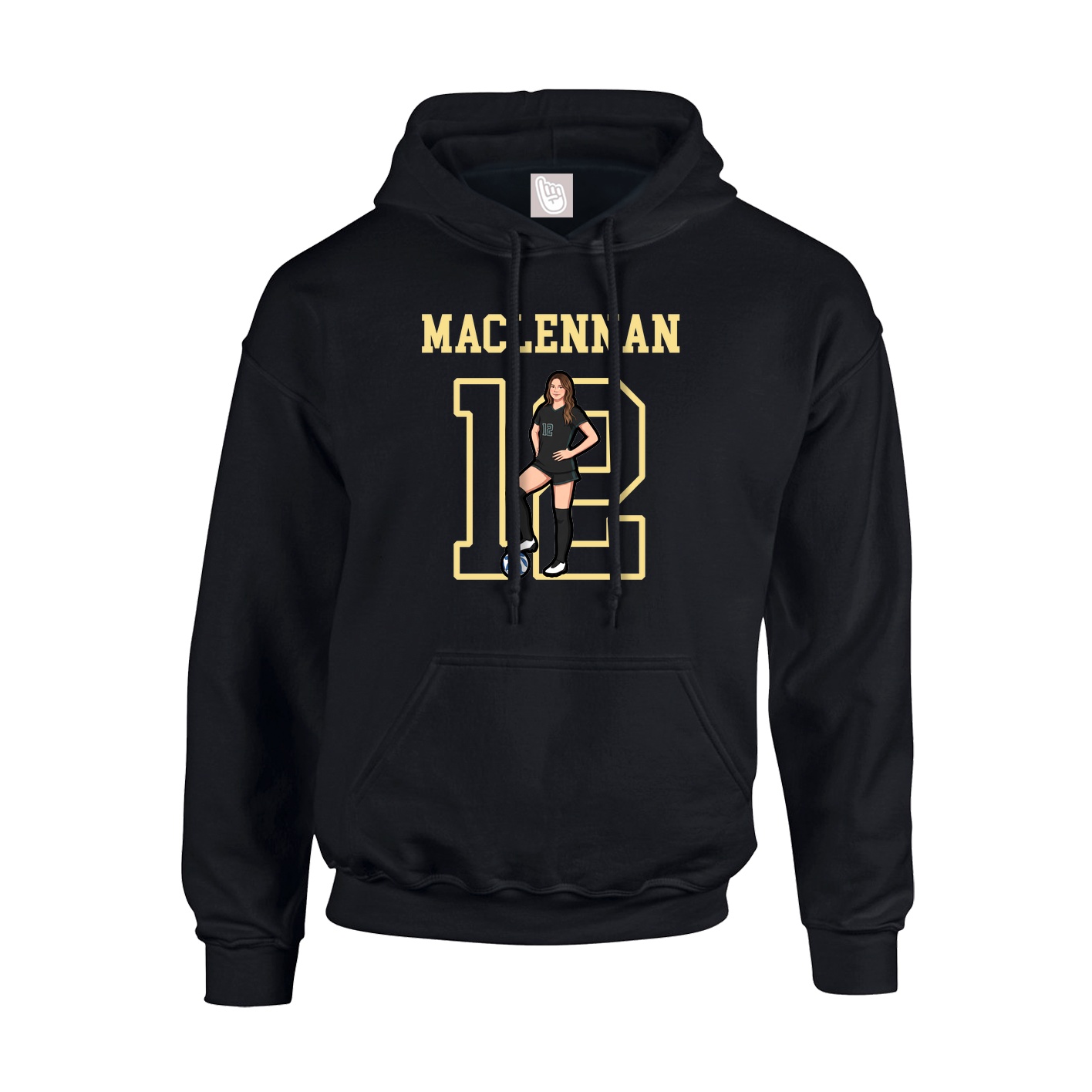 Youth Hoodie — Shirsey in Black