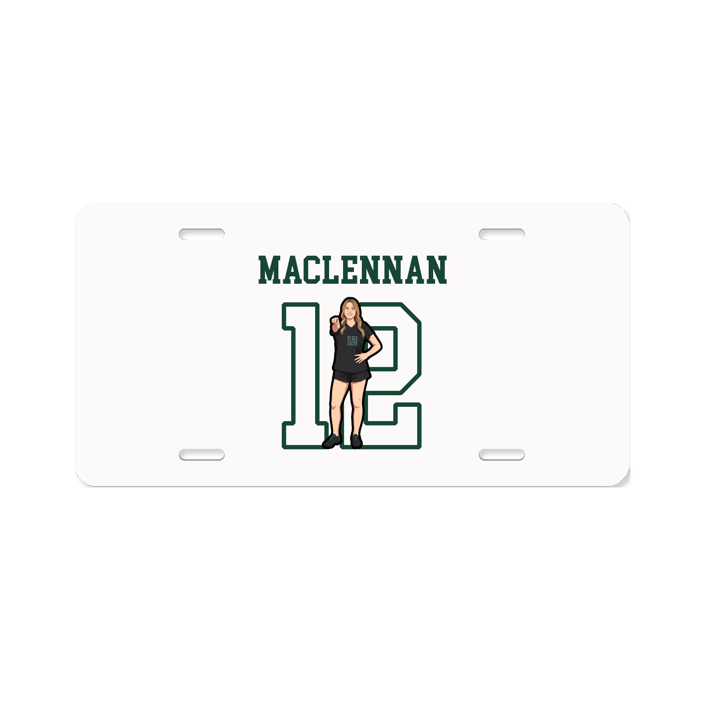 License Plate — Shirsey in Classic