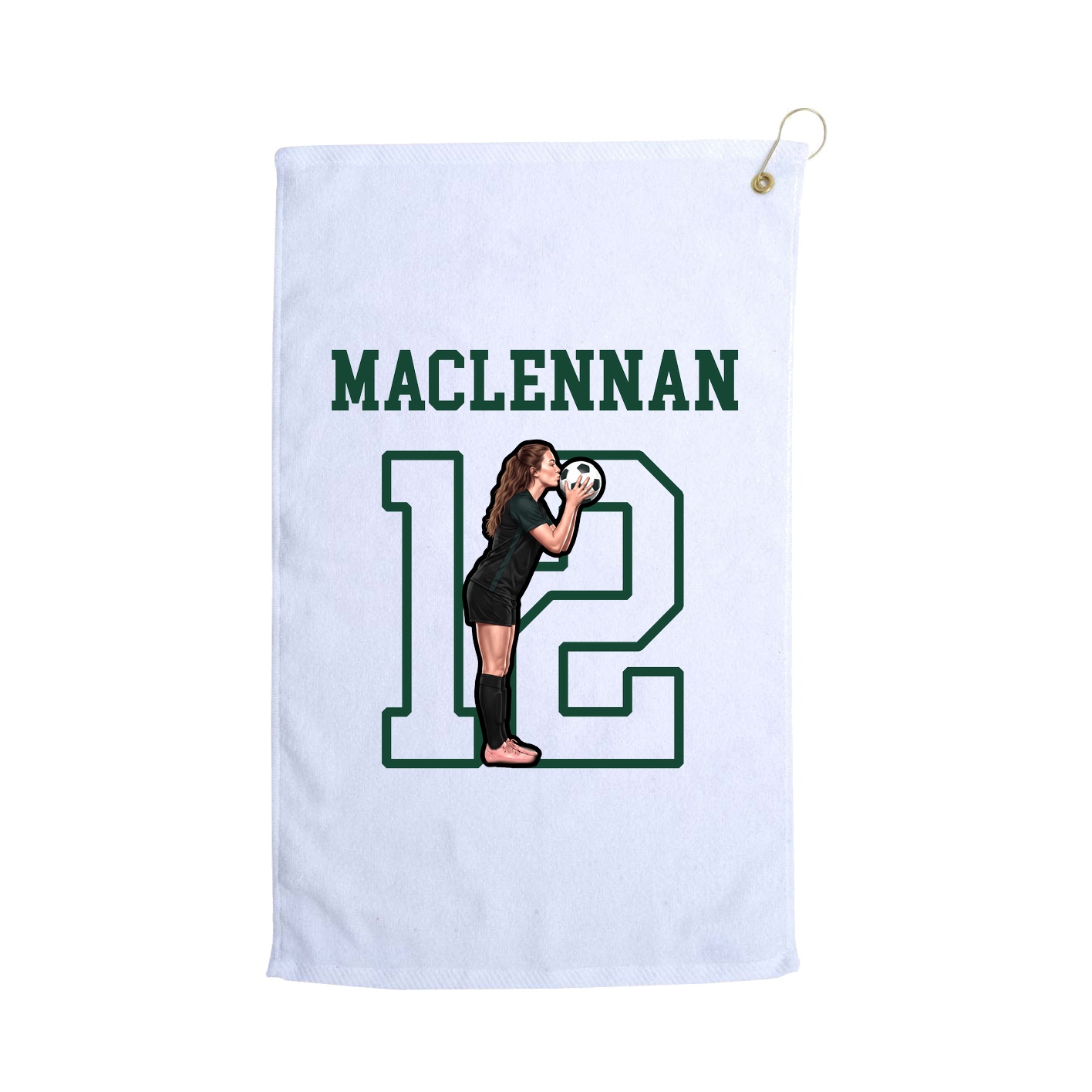 Golf Towel — Shirsey in White