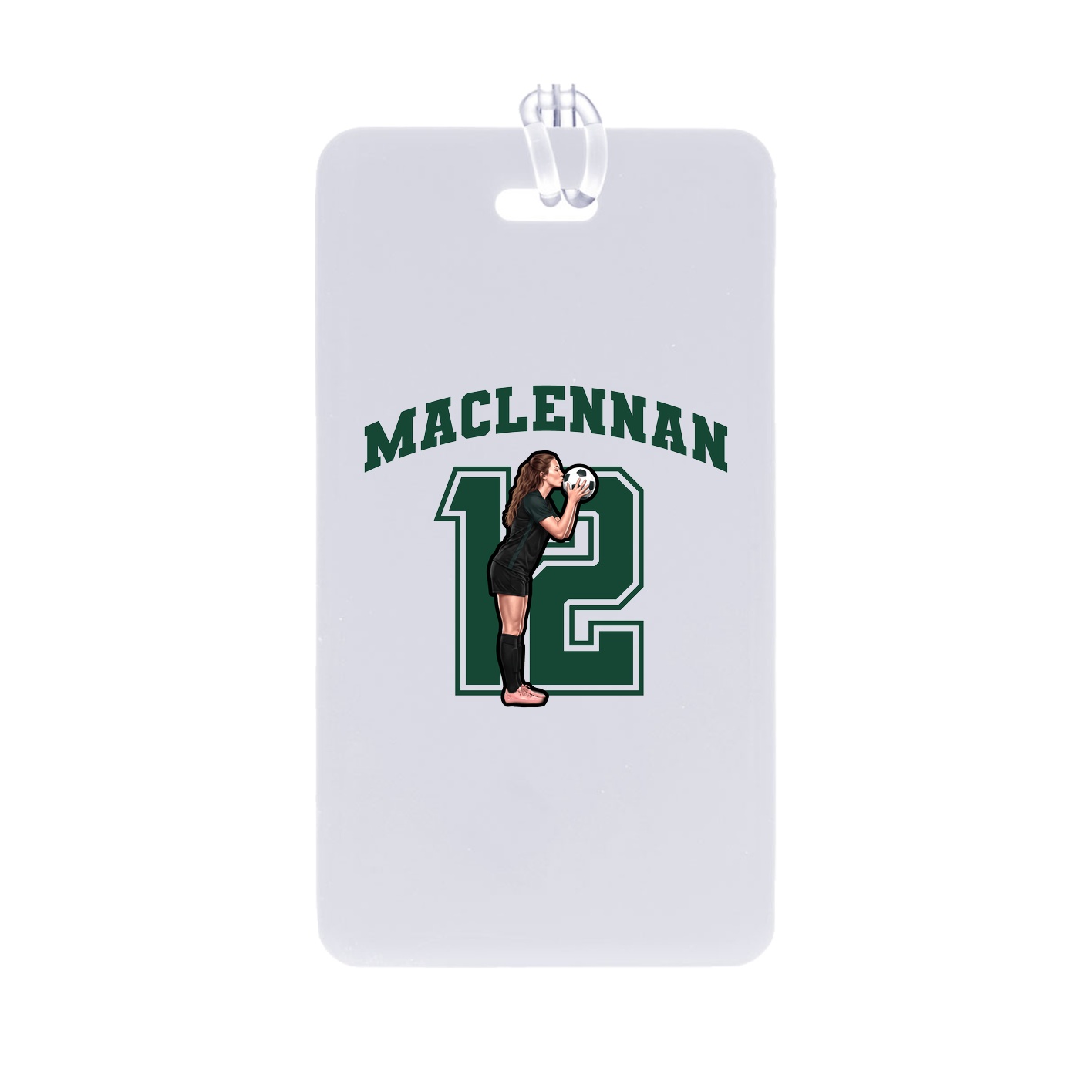 Bag Tag — Number in Classic