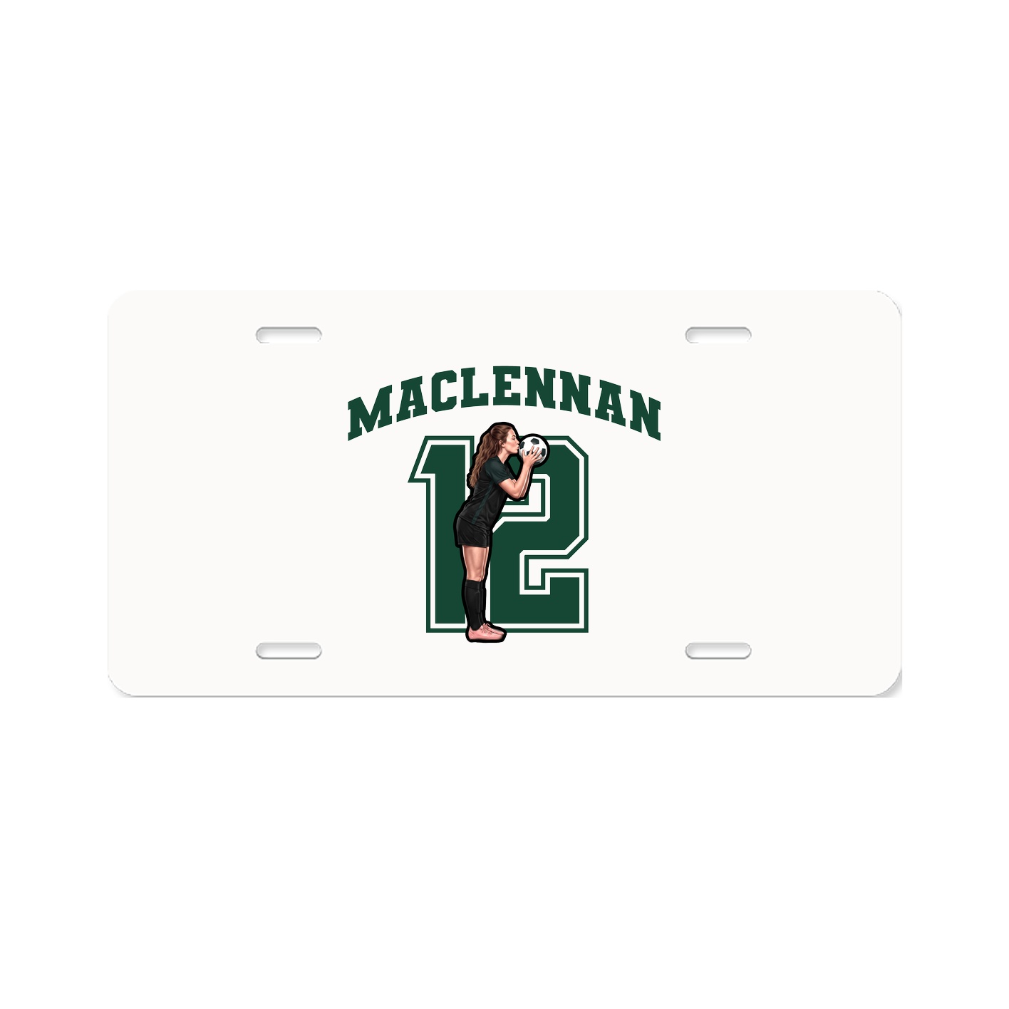 License Plate — Number in Classic