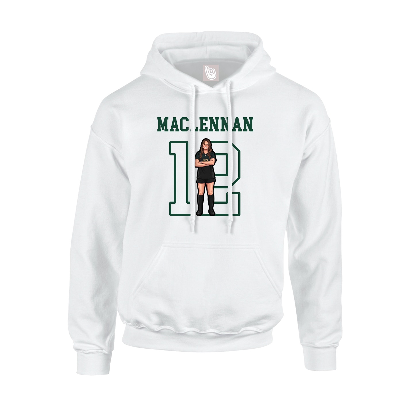 Youth Hoodie — Shirsey in White