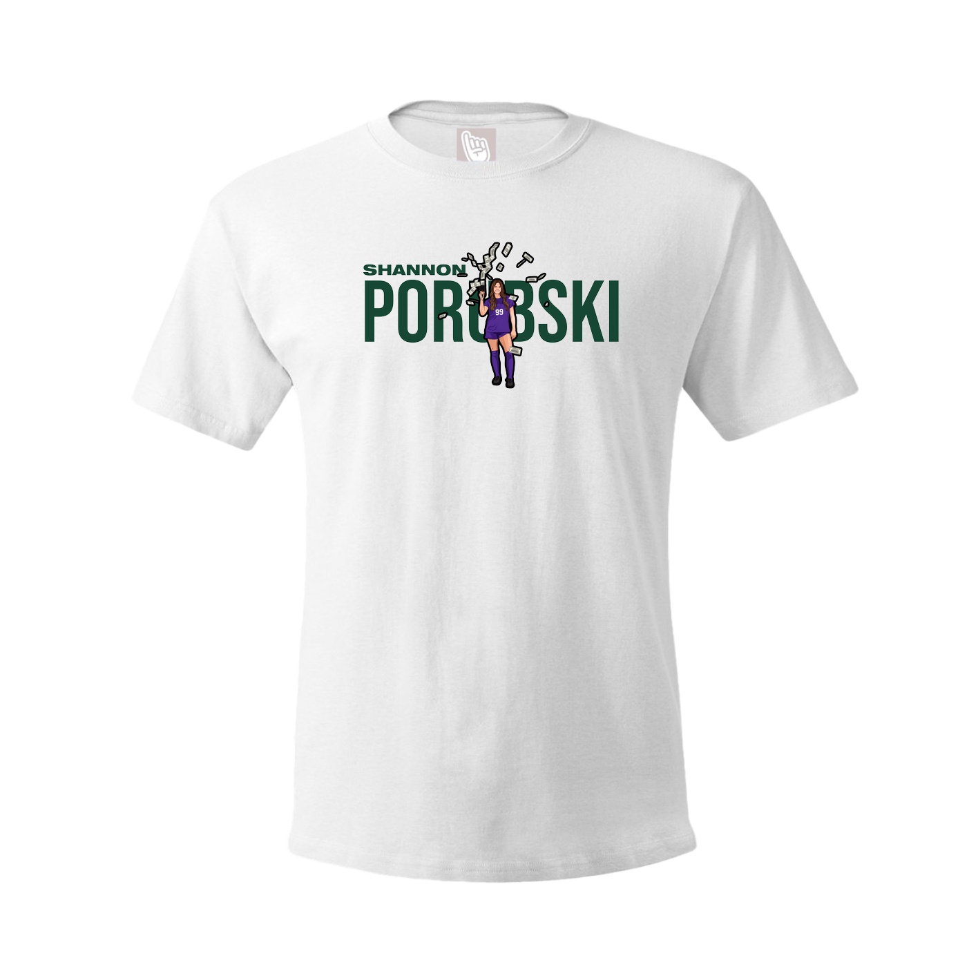 Tee — Player Name in White