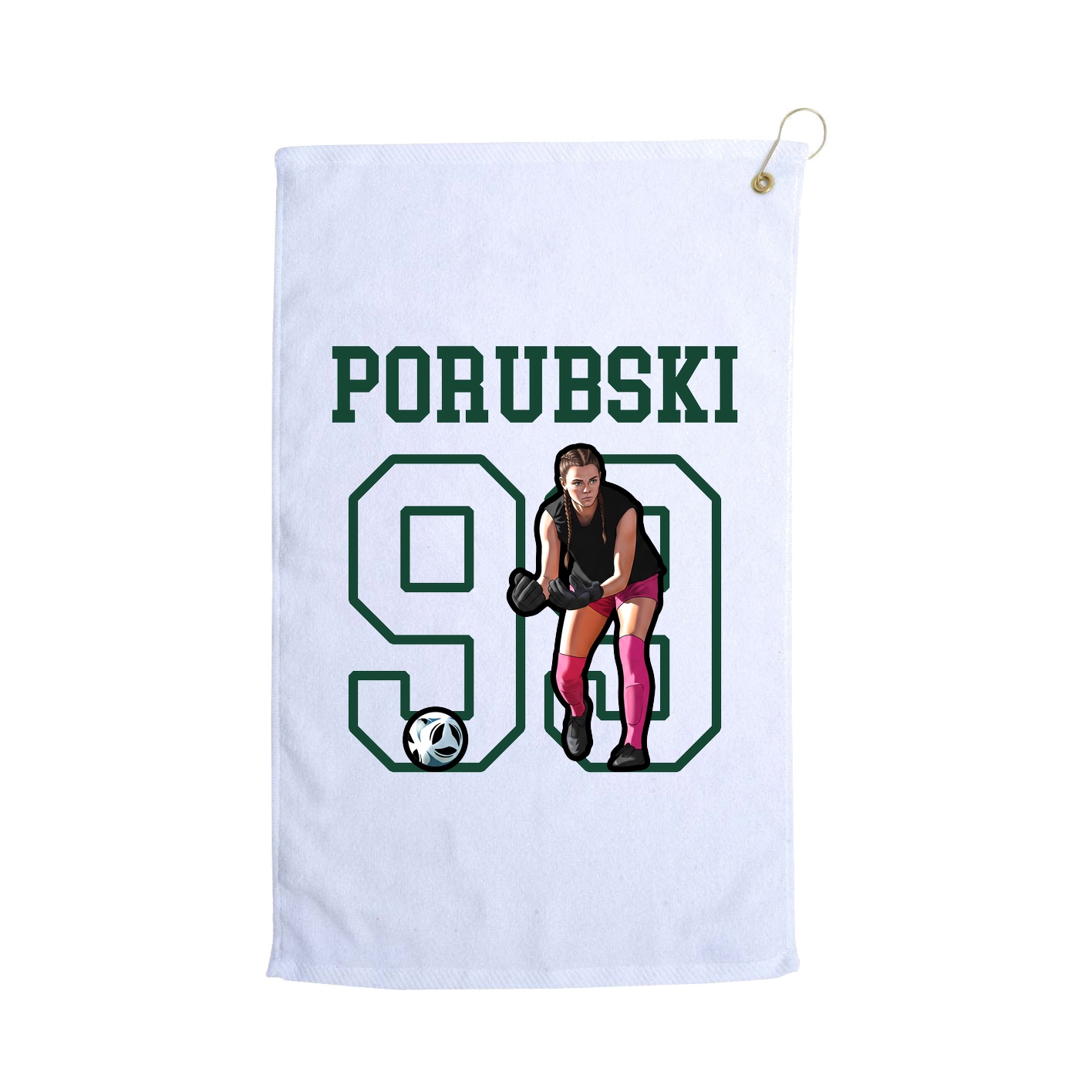Golf Towel — Shirsey in White