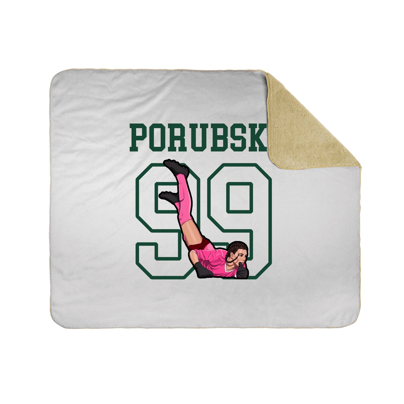 Throw Blanket — Shirsey in White