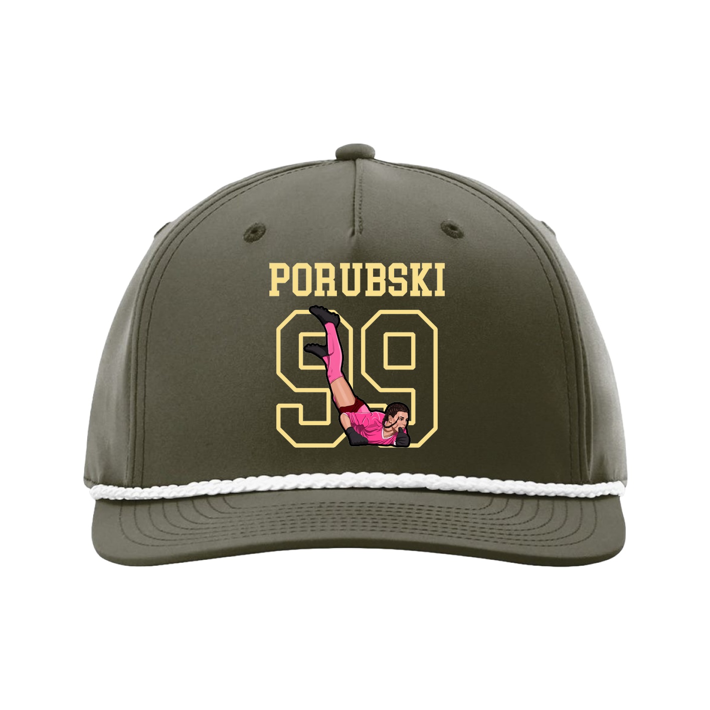 Five-Panel Classic Rope Cap — Shirsey in Green