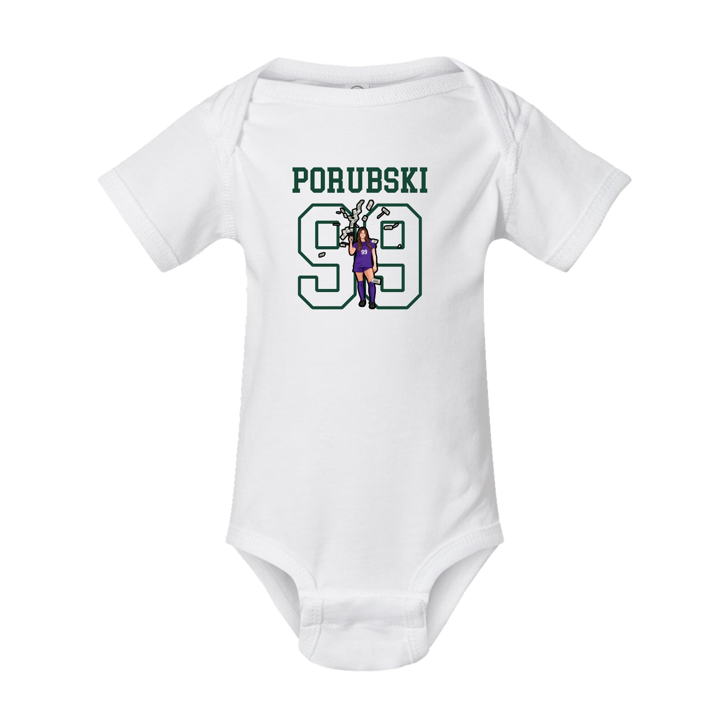 Baby Onesie — Shirsey in White
