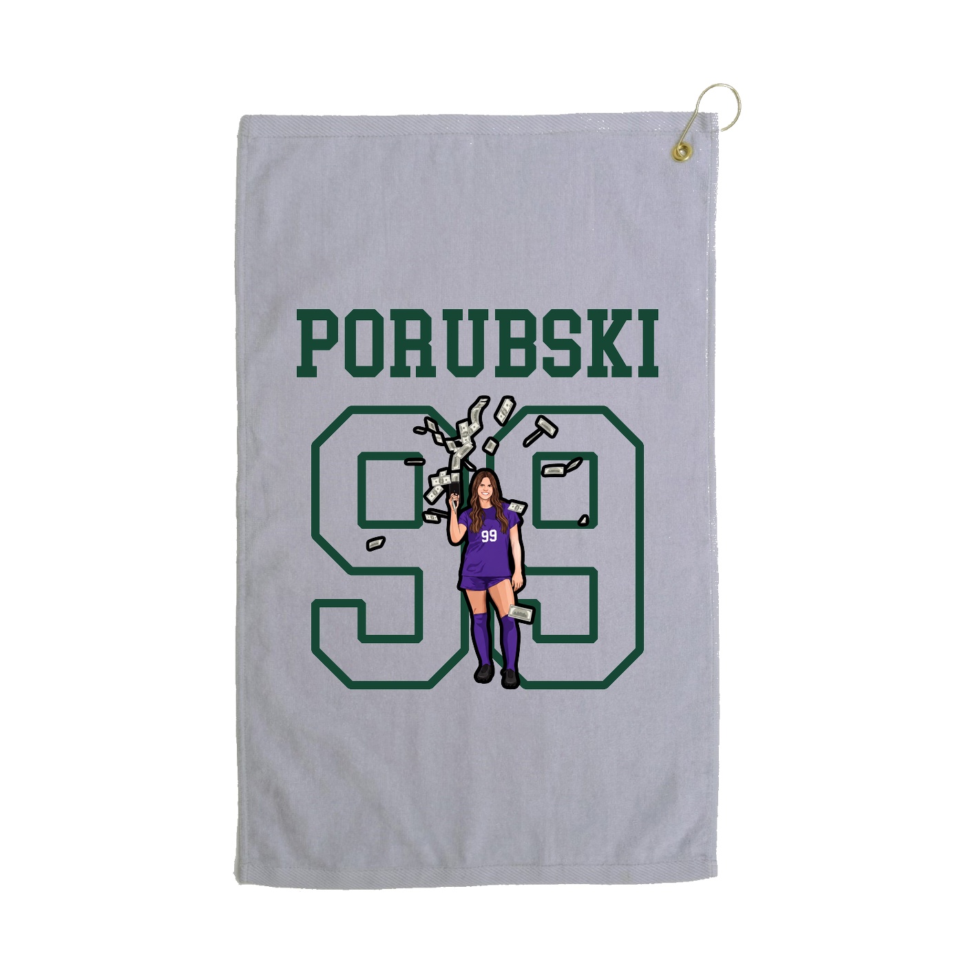 Golf Towel — Shirsey in Grey