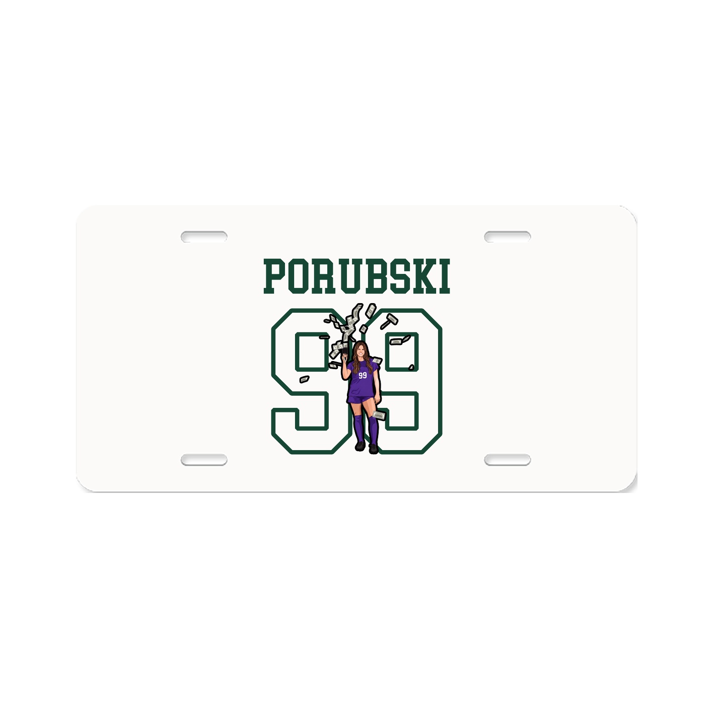 License Plate — Shirsey in Classic
