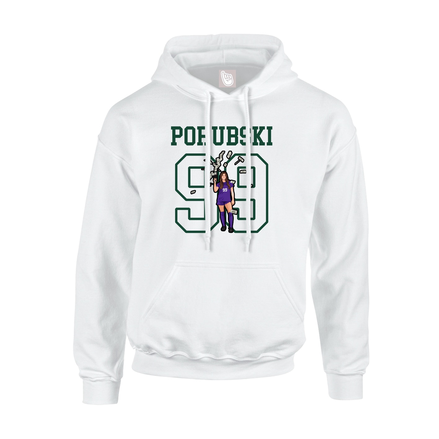 Youth Hoodie — Shirsey in White