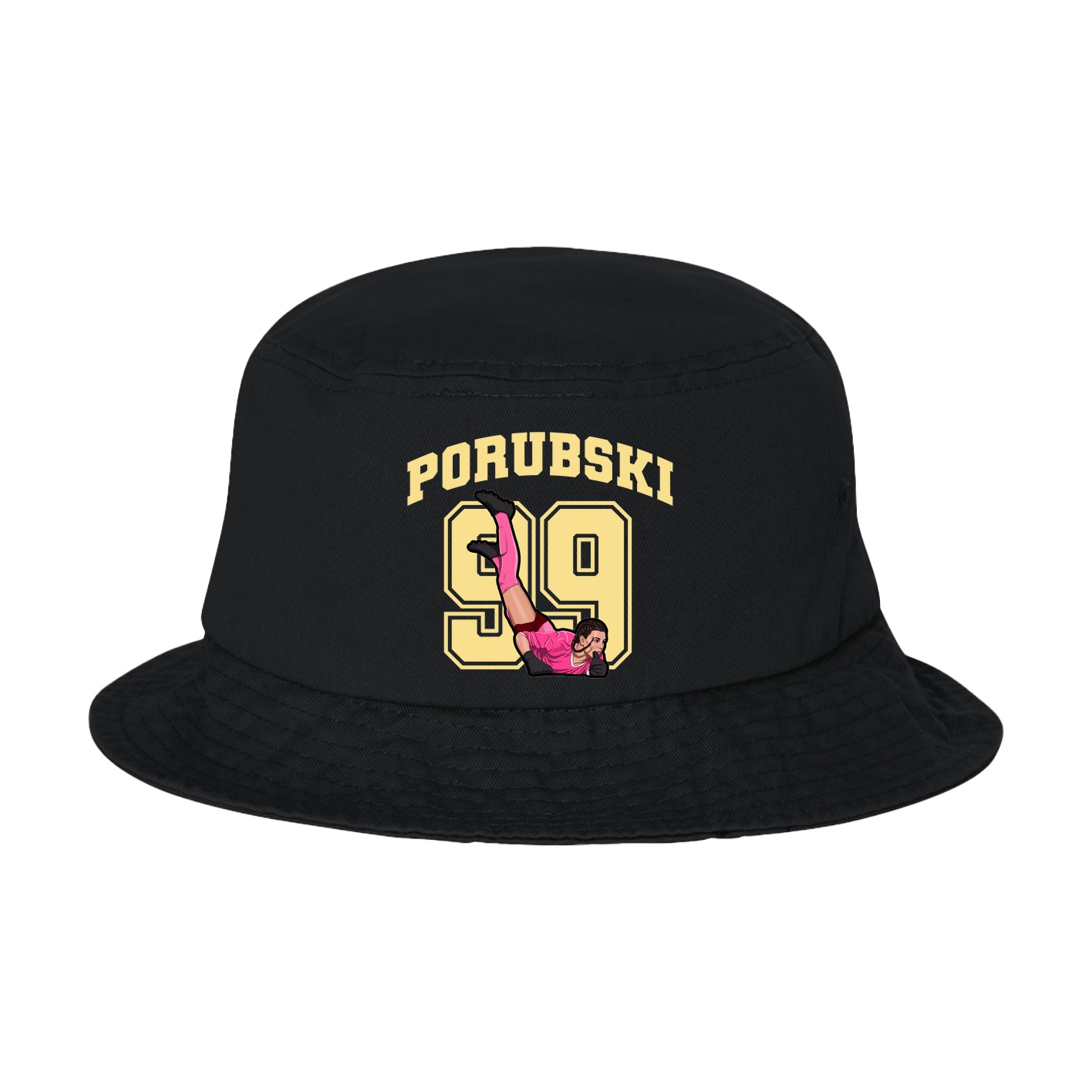 Bucket Cap — Number in Black