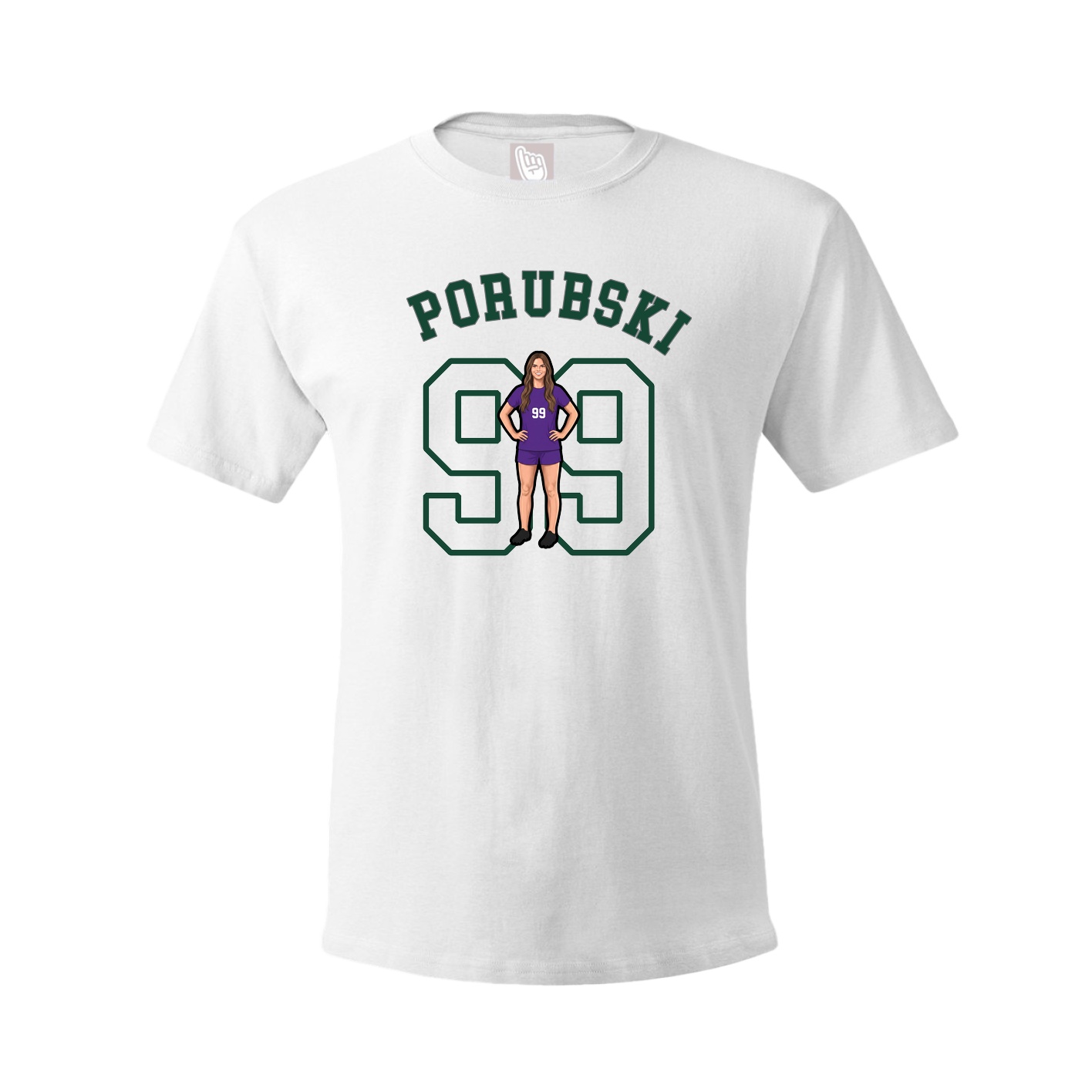 Youth Tee — Shirsey Arch in White