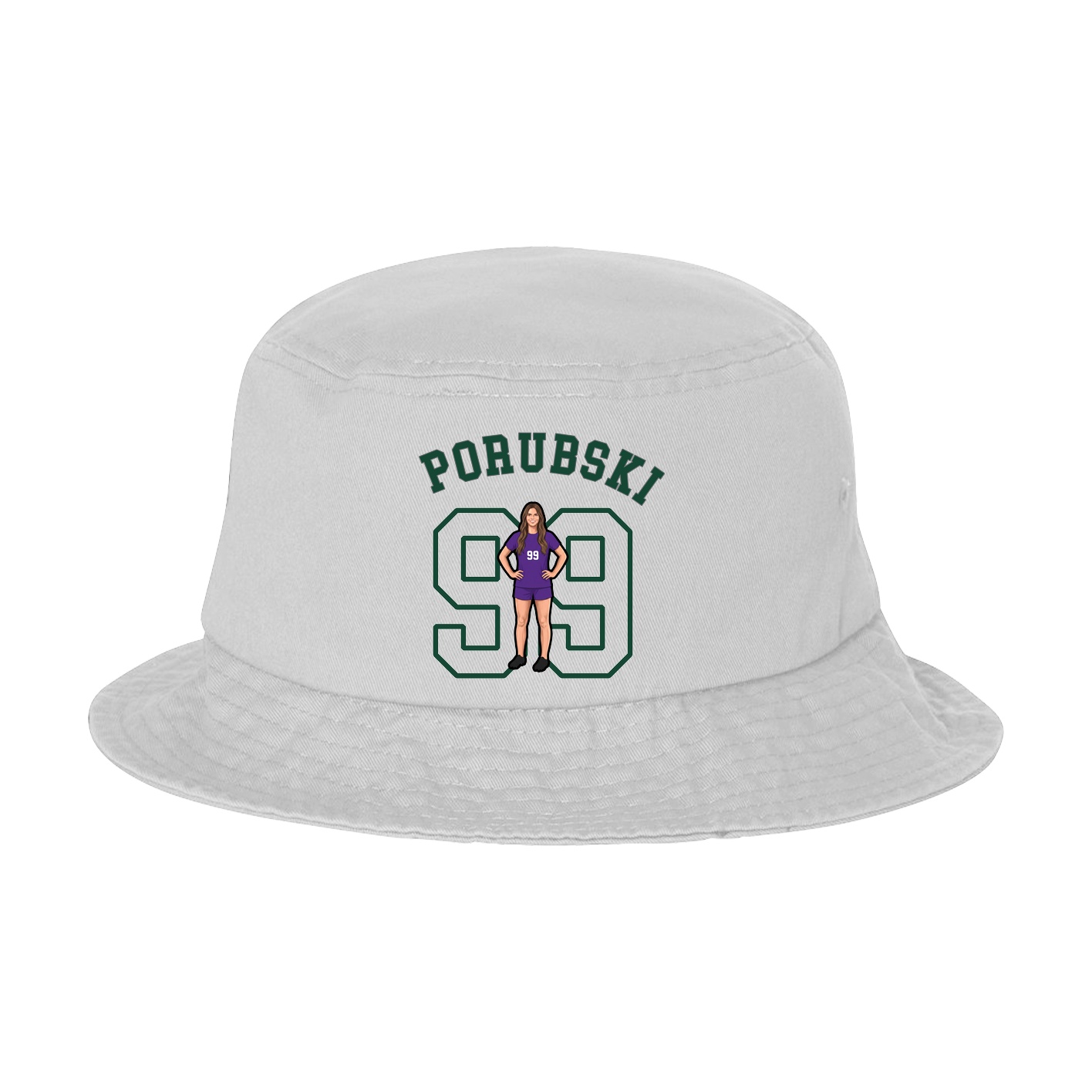 Bucket Cap — Shirsey Arch in White
