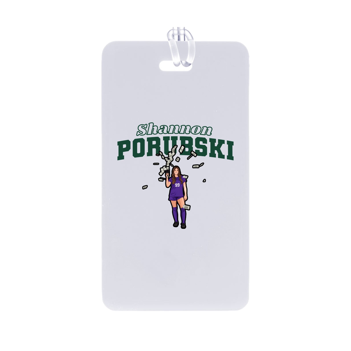 Bag Tag — Name Arch in Classic